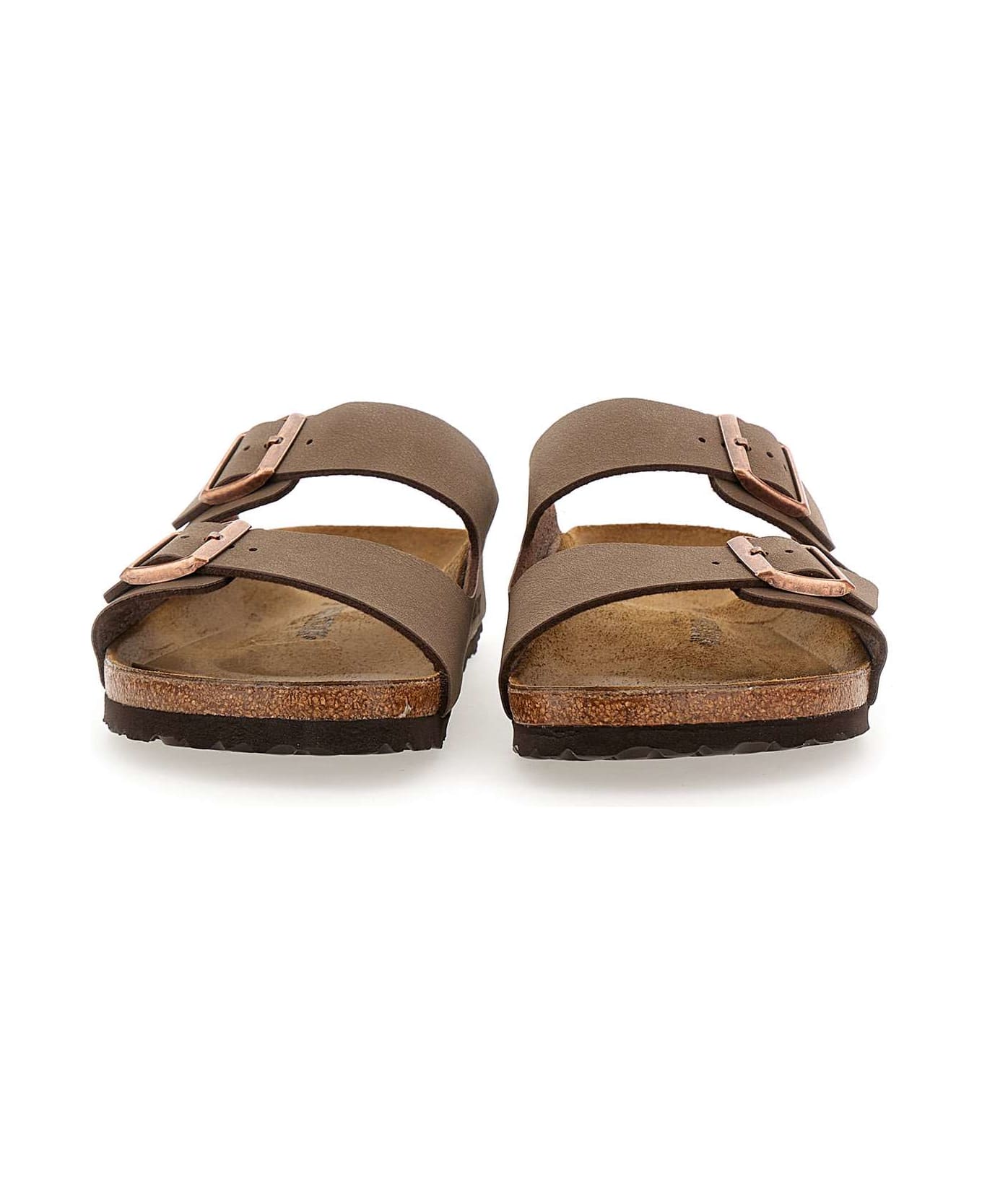 Birkenstock "arizona Bs" Leather Sandals - BROWN