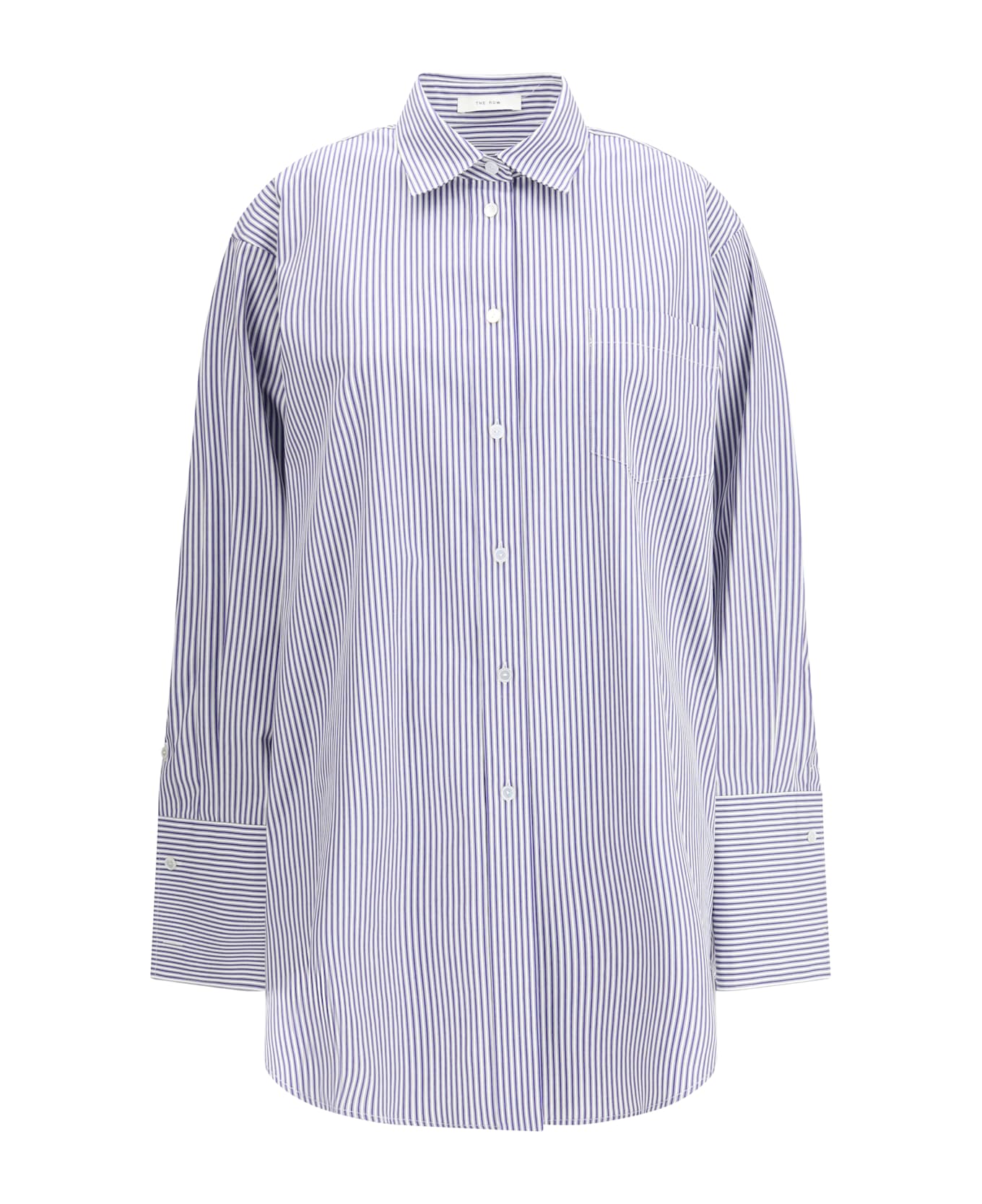 The Row Ment Shirt - WHITEBLUE