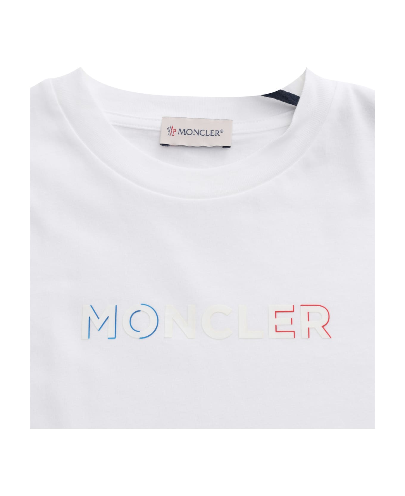 Moncler Logo T-shirt - WHITE