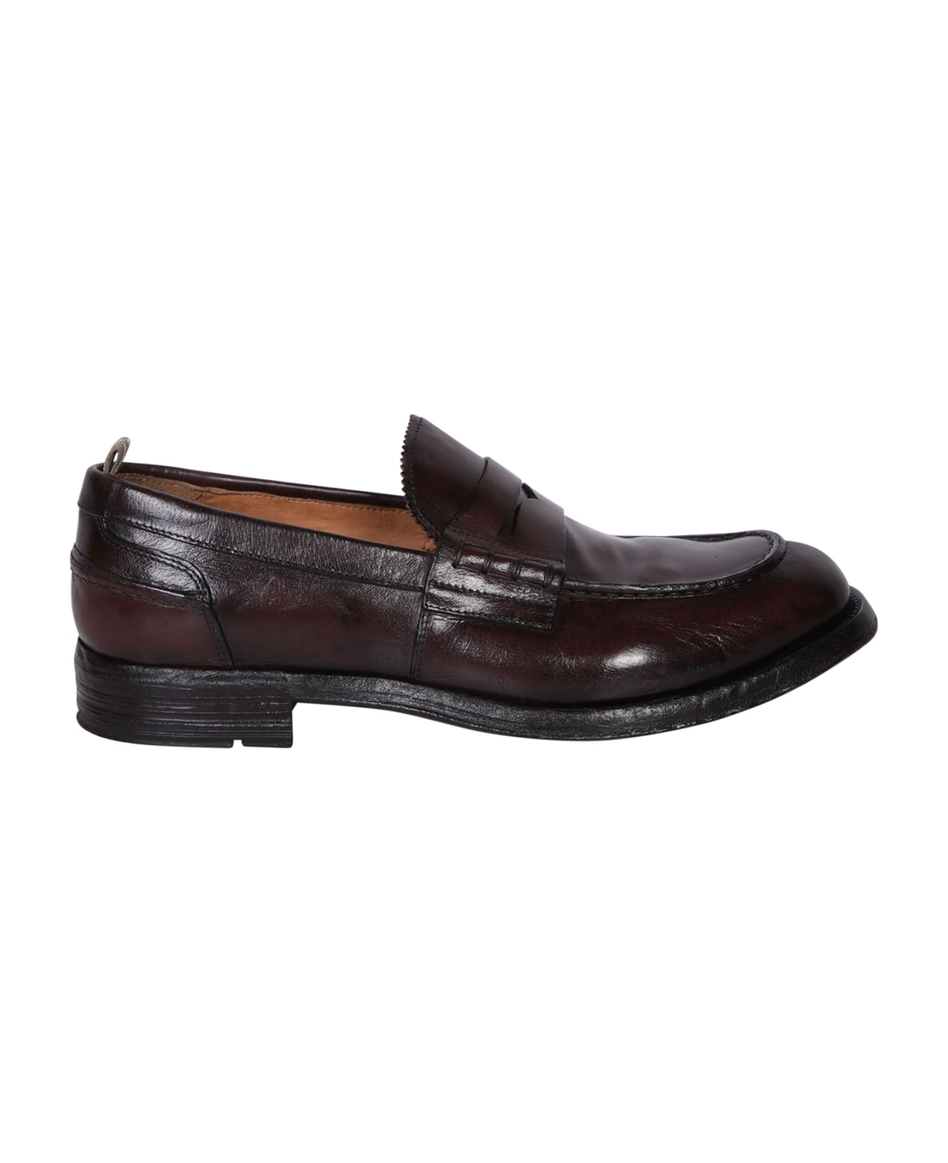 Officine Creative Balance Bordeaux Loafer - Brown ローファー＆デッキシューズ