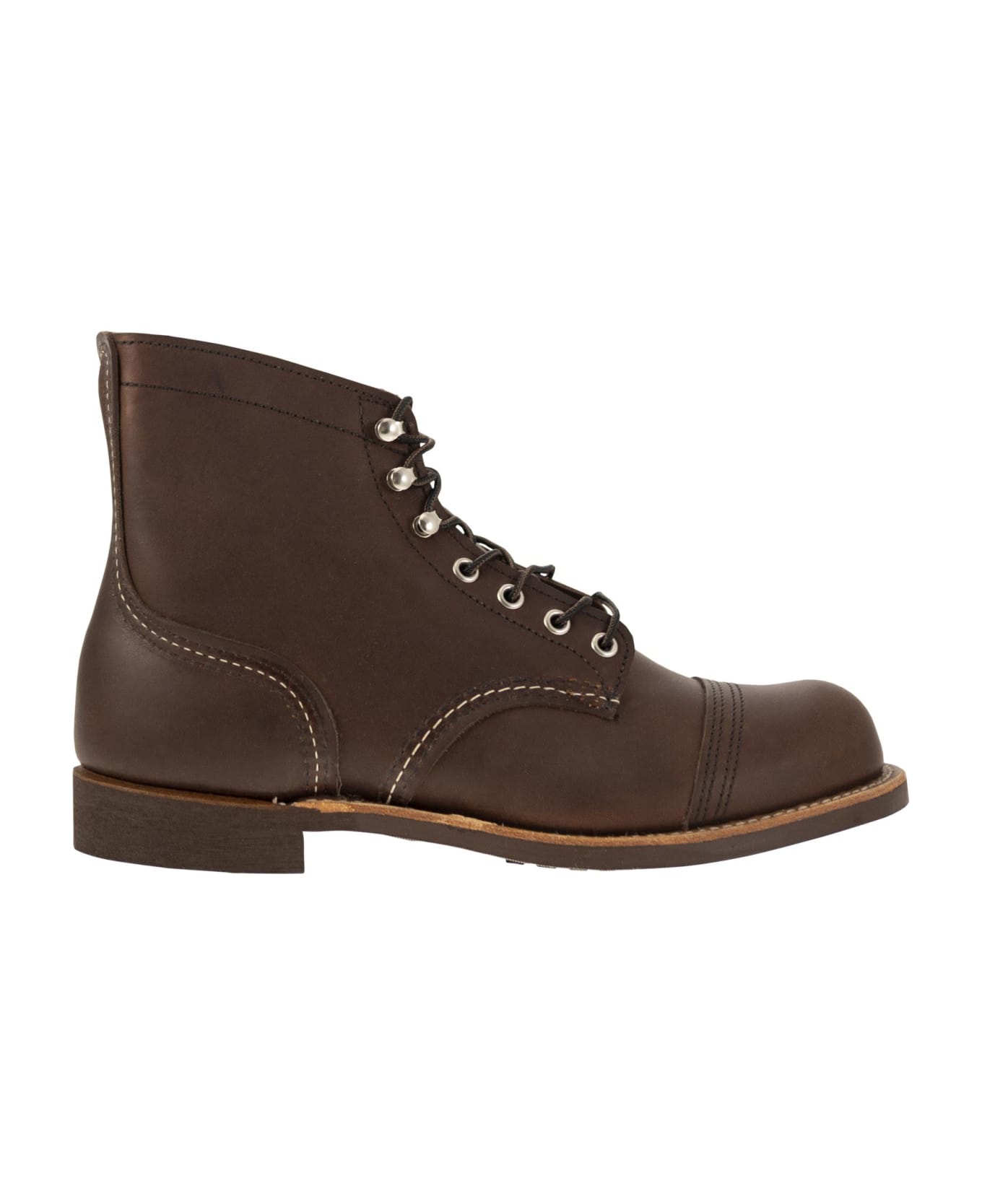 Red Wing Iron Ranger Amber - Laced Boot - Brown