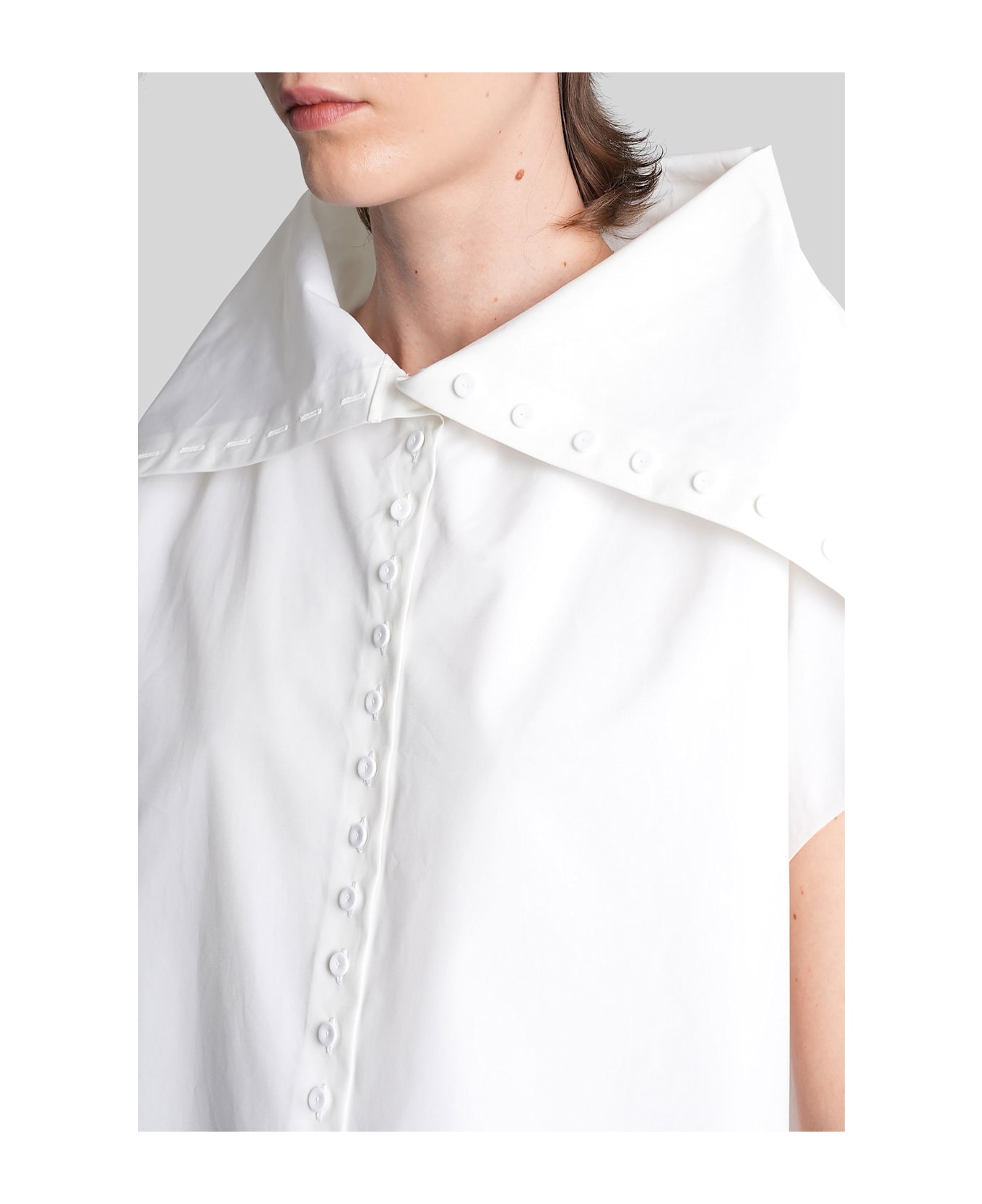 Jil Sander Shirt In White Cotton - white