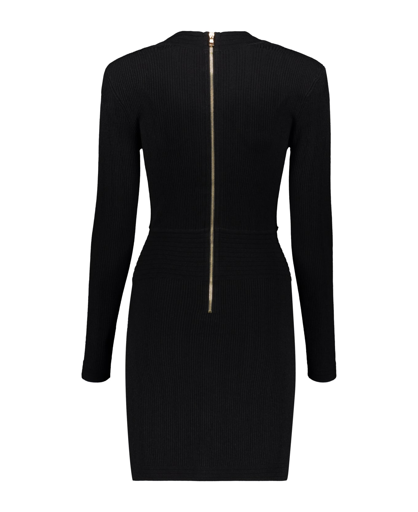 Balmain Knit Mini-dress - black