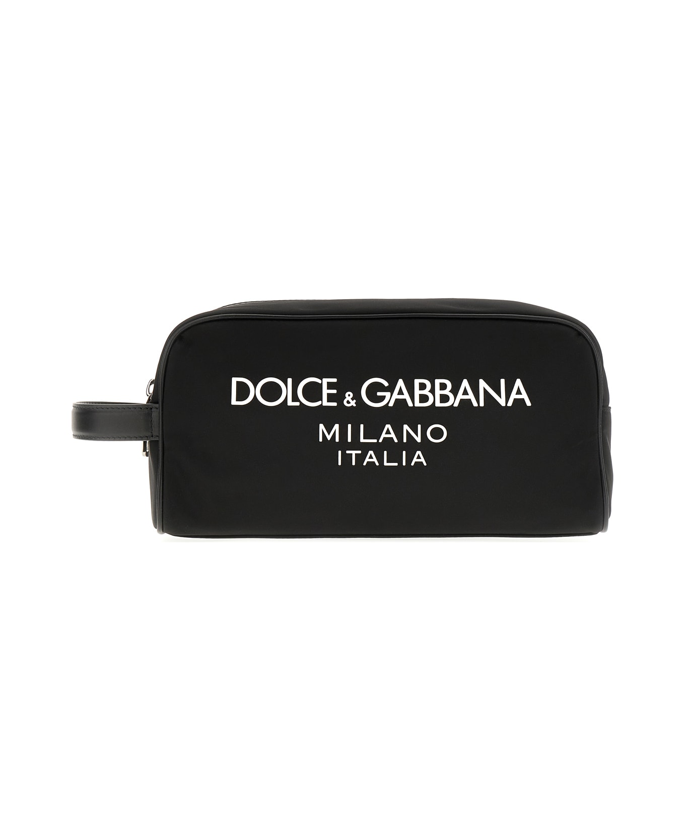 Dolce & Gabbana Black Nylon Blend Beauty Case - Nero