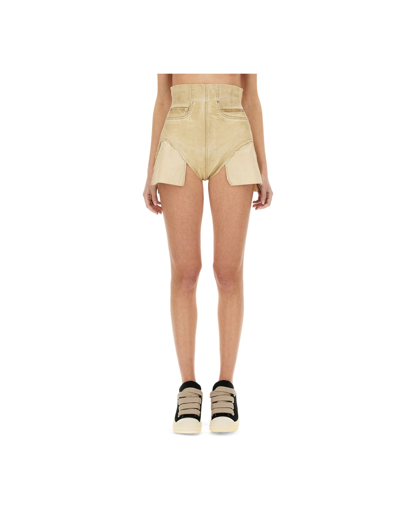 DRKSHDW "dirt Cutoffs Parchment" Shorts - BEIGE