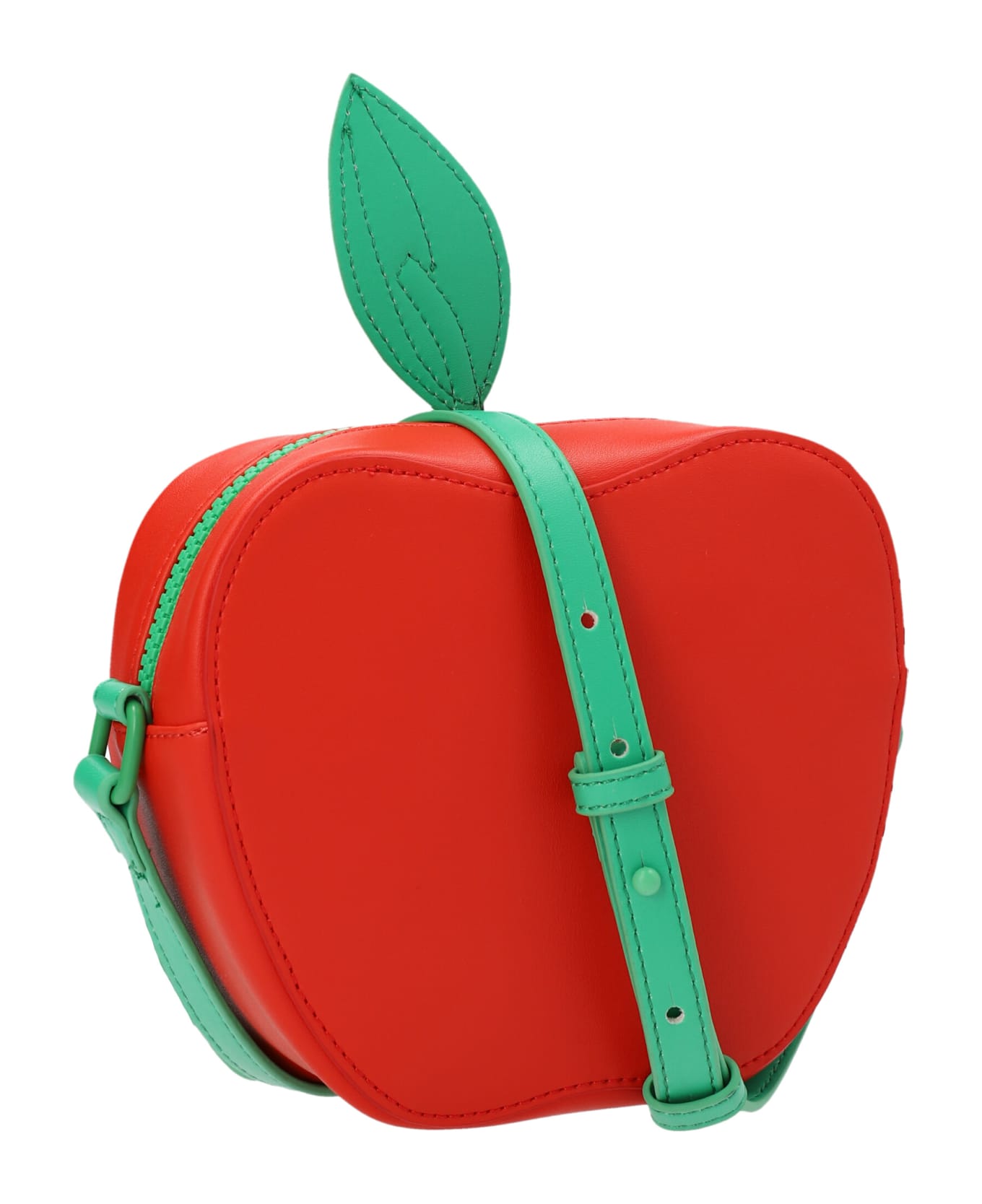 Stella McCartney Kids Logo Apple Crossbody Bag - Red