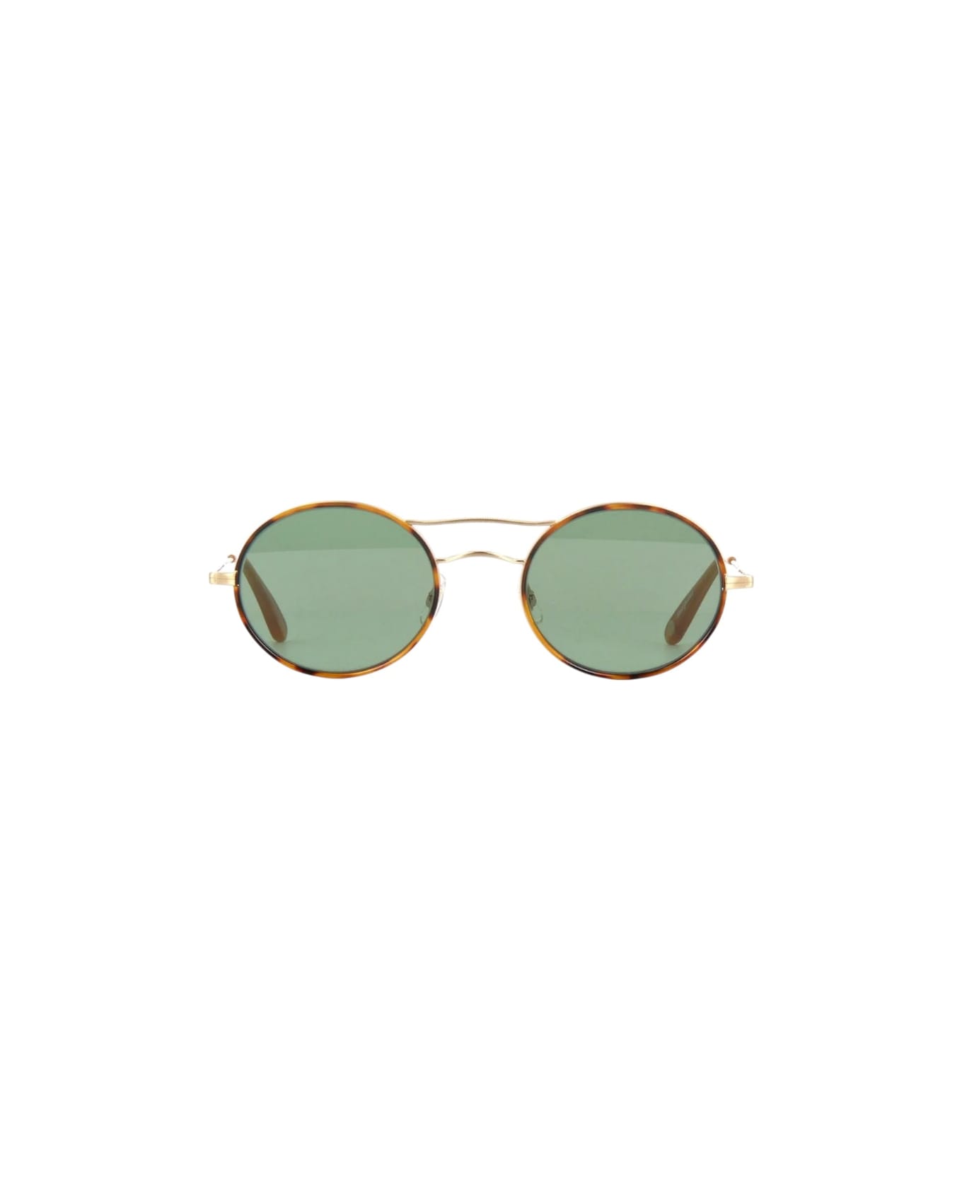 Garrett Leight Sanborn - Gold / Havana Sunglasses
