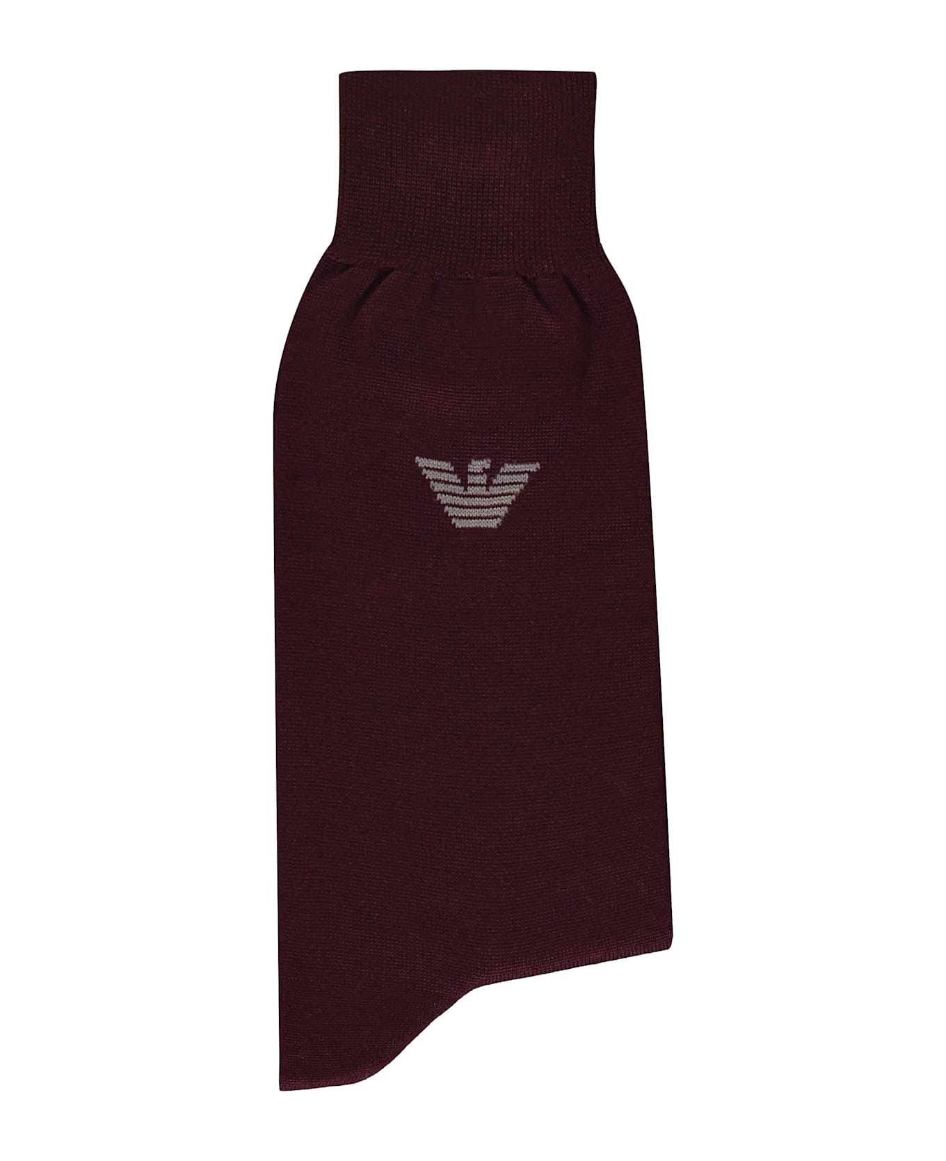 Emporio Armani Logo Socks - Burgundy