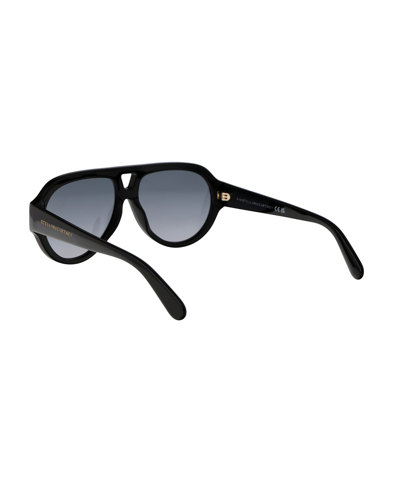 Stella McCartney Eyewear Sc40049i Sunglasses - 01A SHINY BLACK / SMOKE