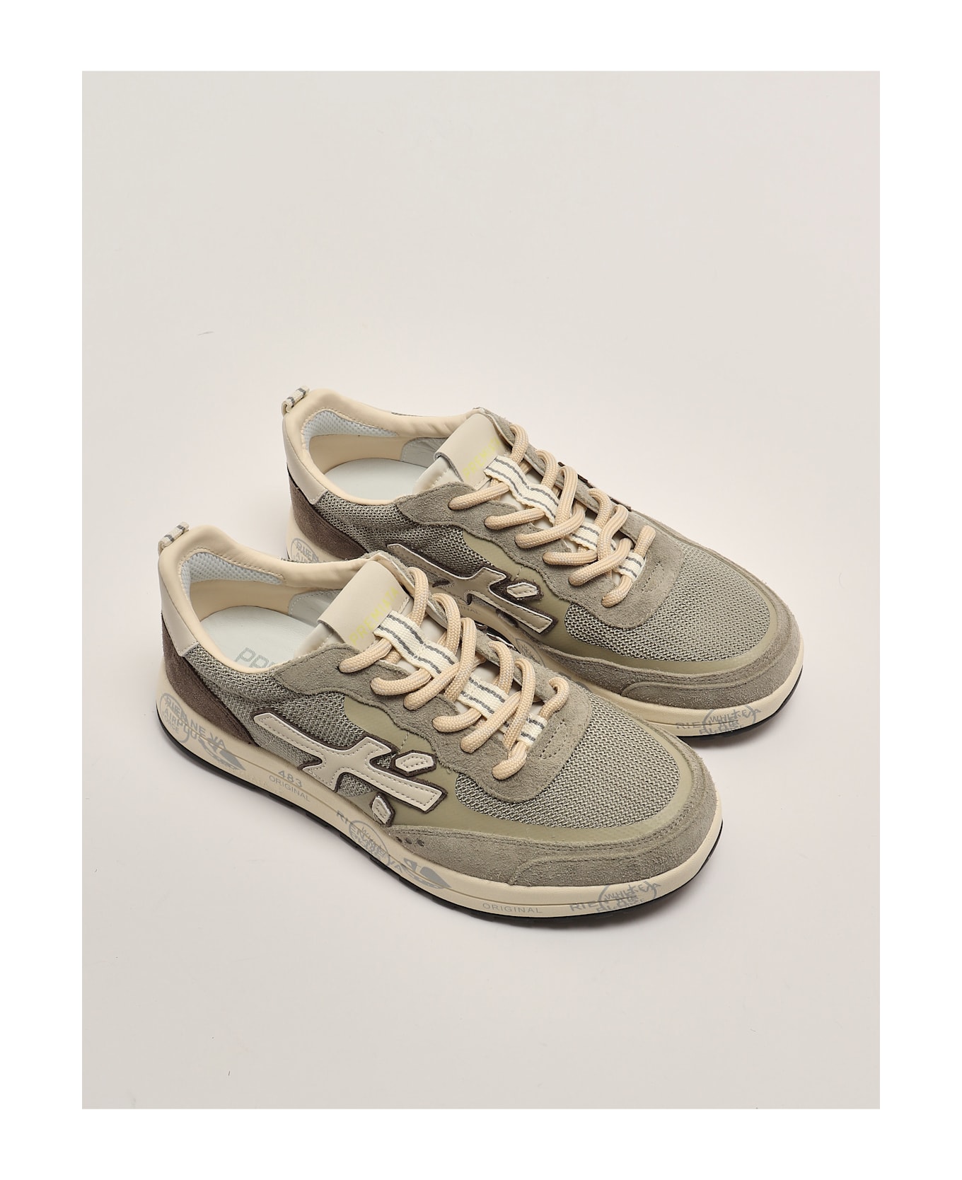 Premiata Nous Var 6655 Sneaker - TORTORA TAB MARRONE