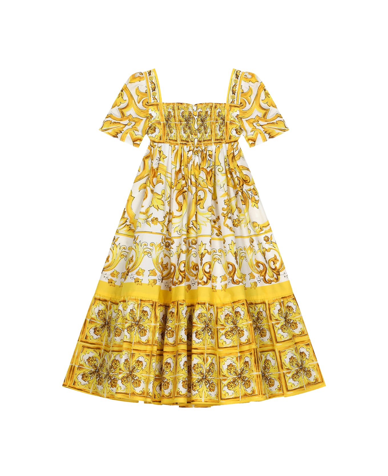 Dolce & Gabbana Poplin Dress - Yellow