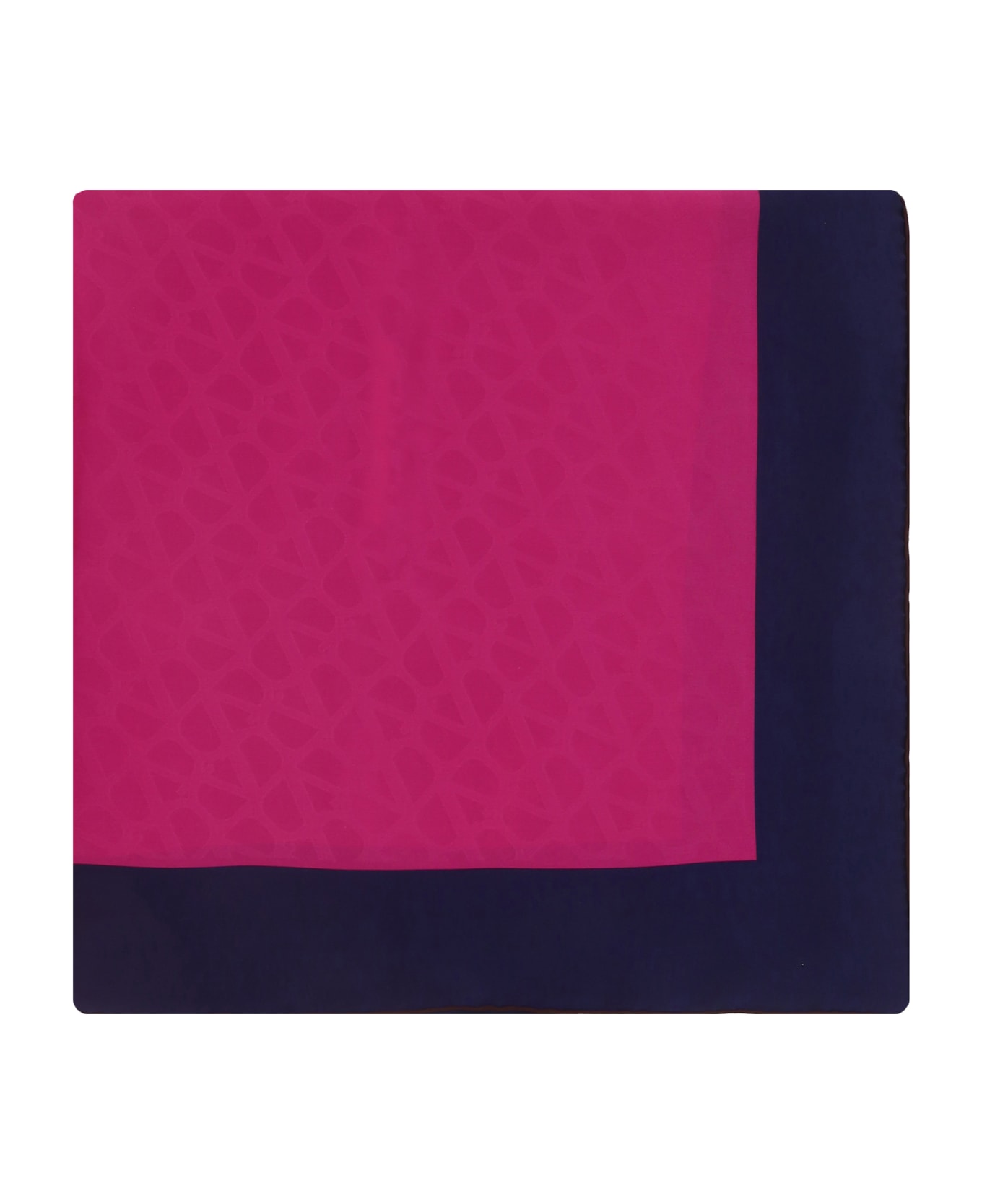 Valentino Garavani Toile Iconographe Scarf - Pink Pp/rubin/prussia