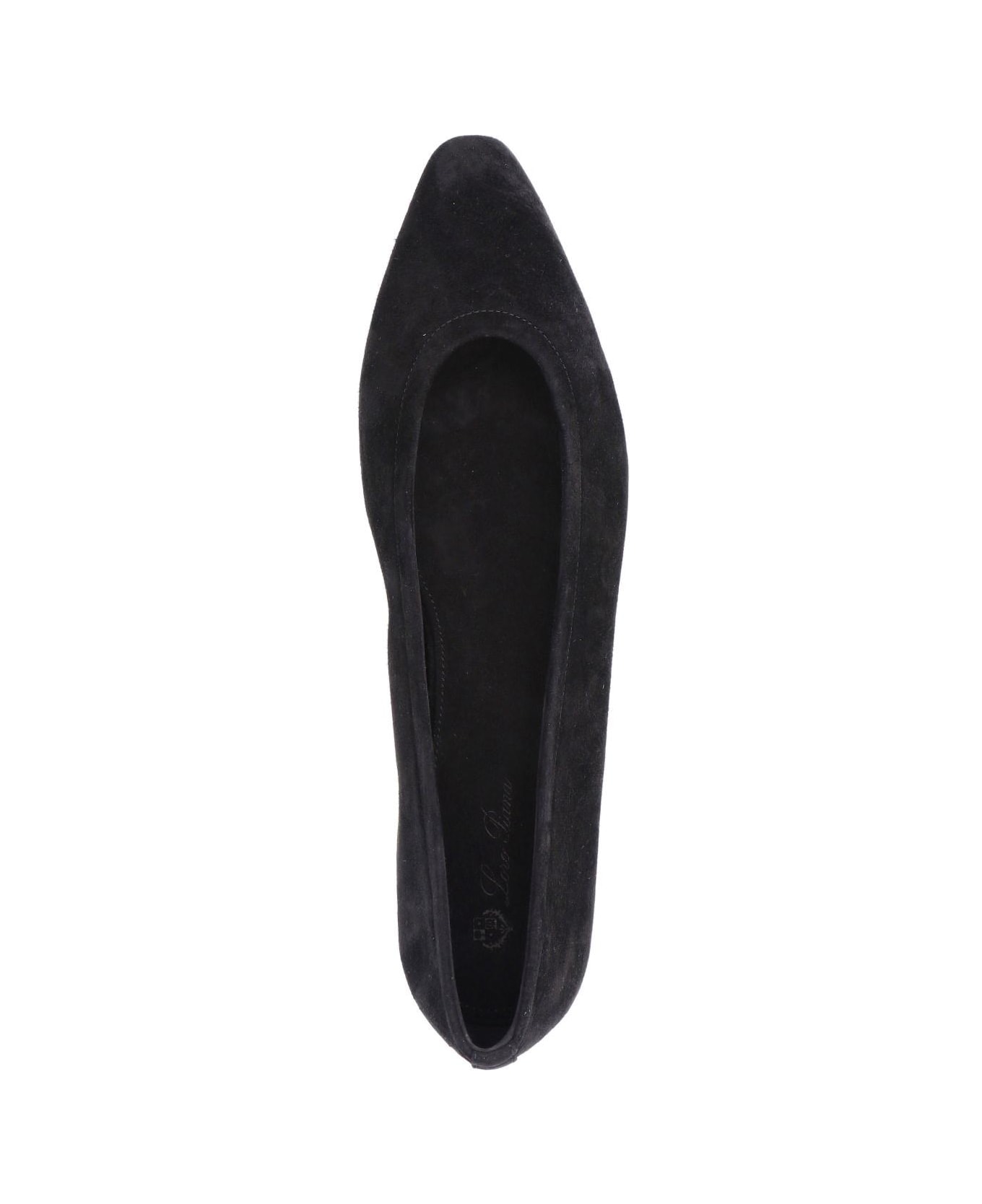 Loro Piana Primula Ballet Flats - Black