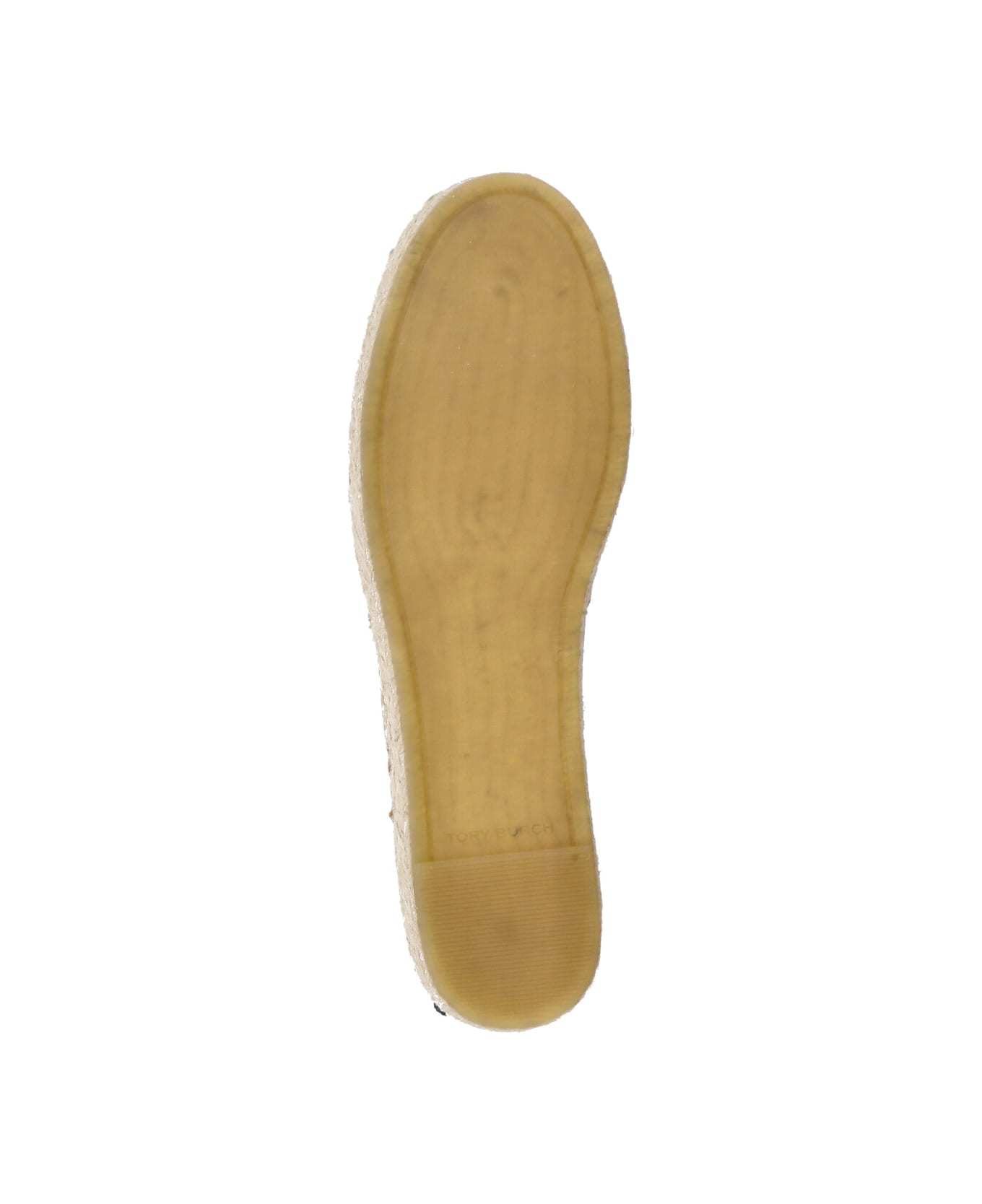 Tory Burch Espadrillas With Logo - Beige