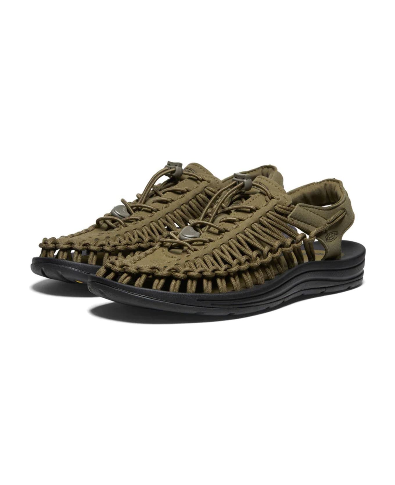 Keen Green Two-cord Construction Sandals - Olive その他各種シューズ