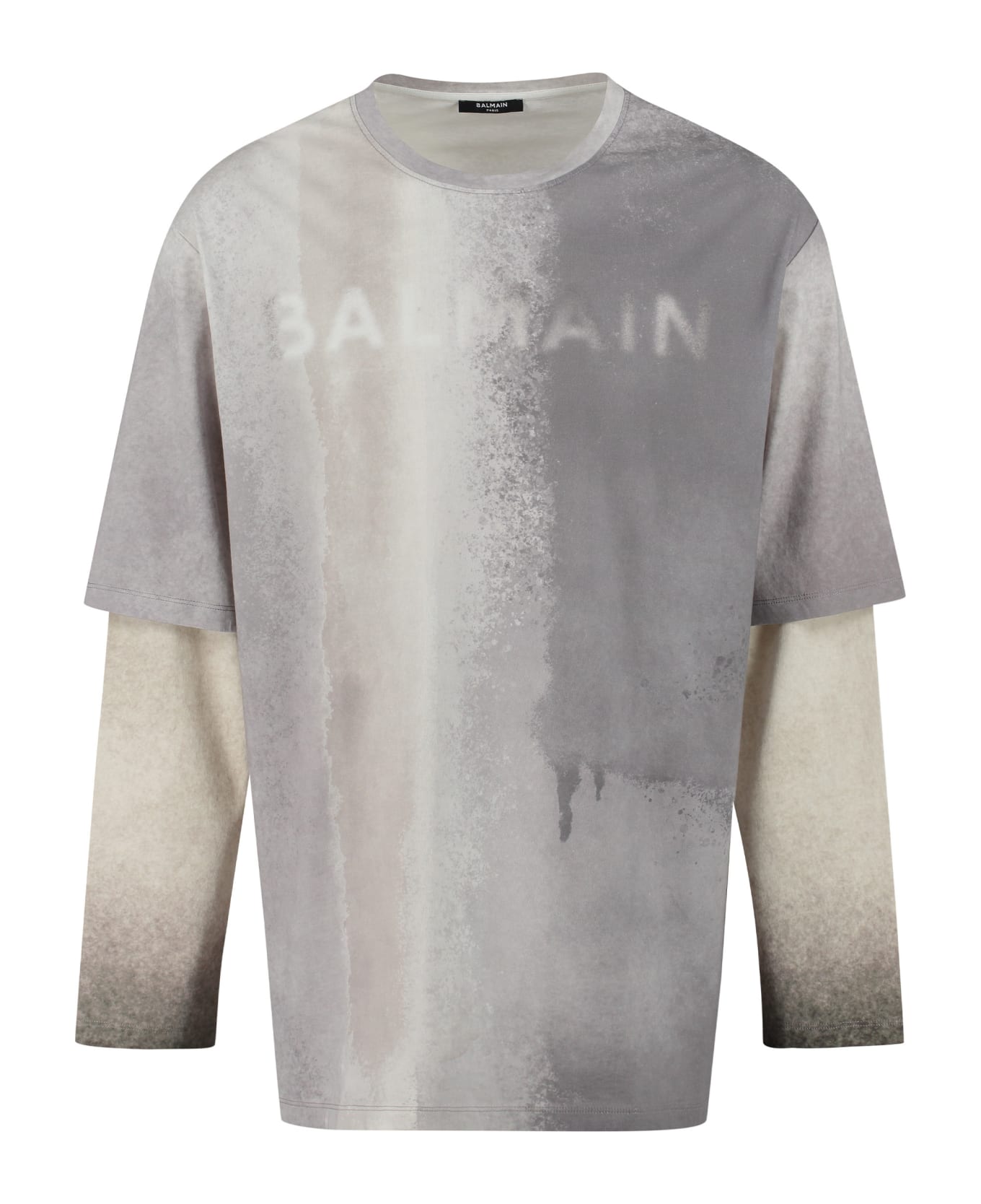 Balmain Cotton Crew-neck T-shirt - Multicolor シャツ