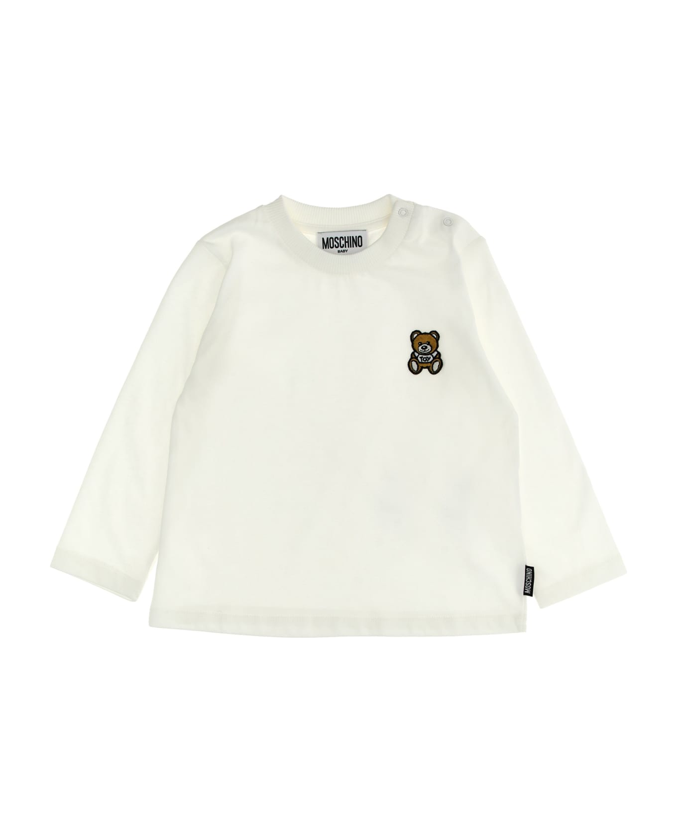 Moschino Logo Patch T-shirt - White