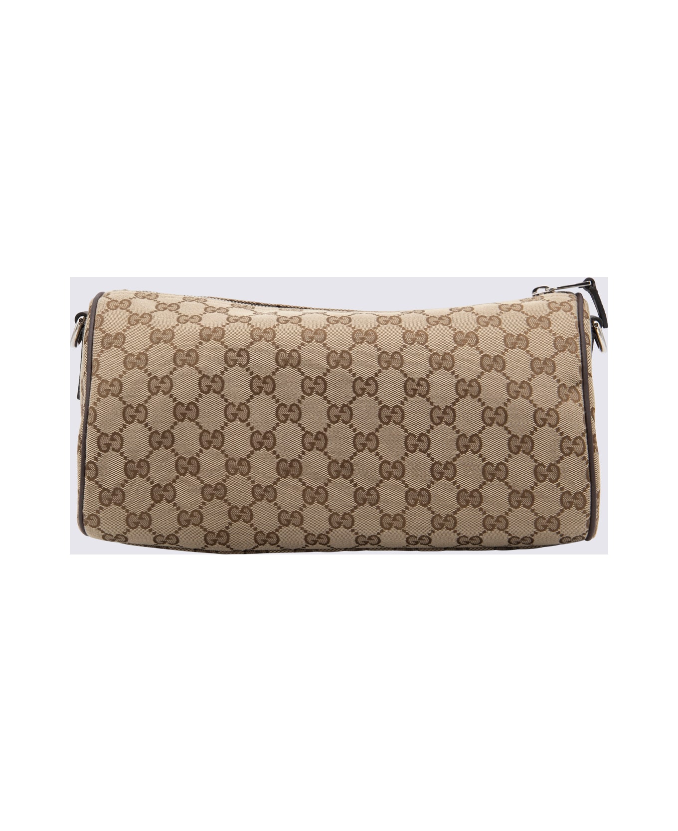Gucci Beige Leather Crossbody Bag - Cocoa