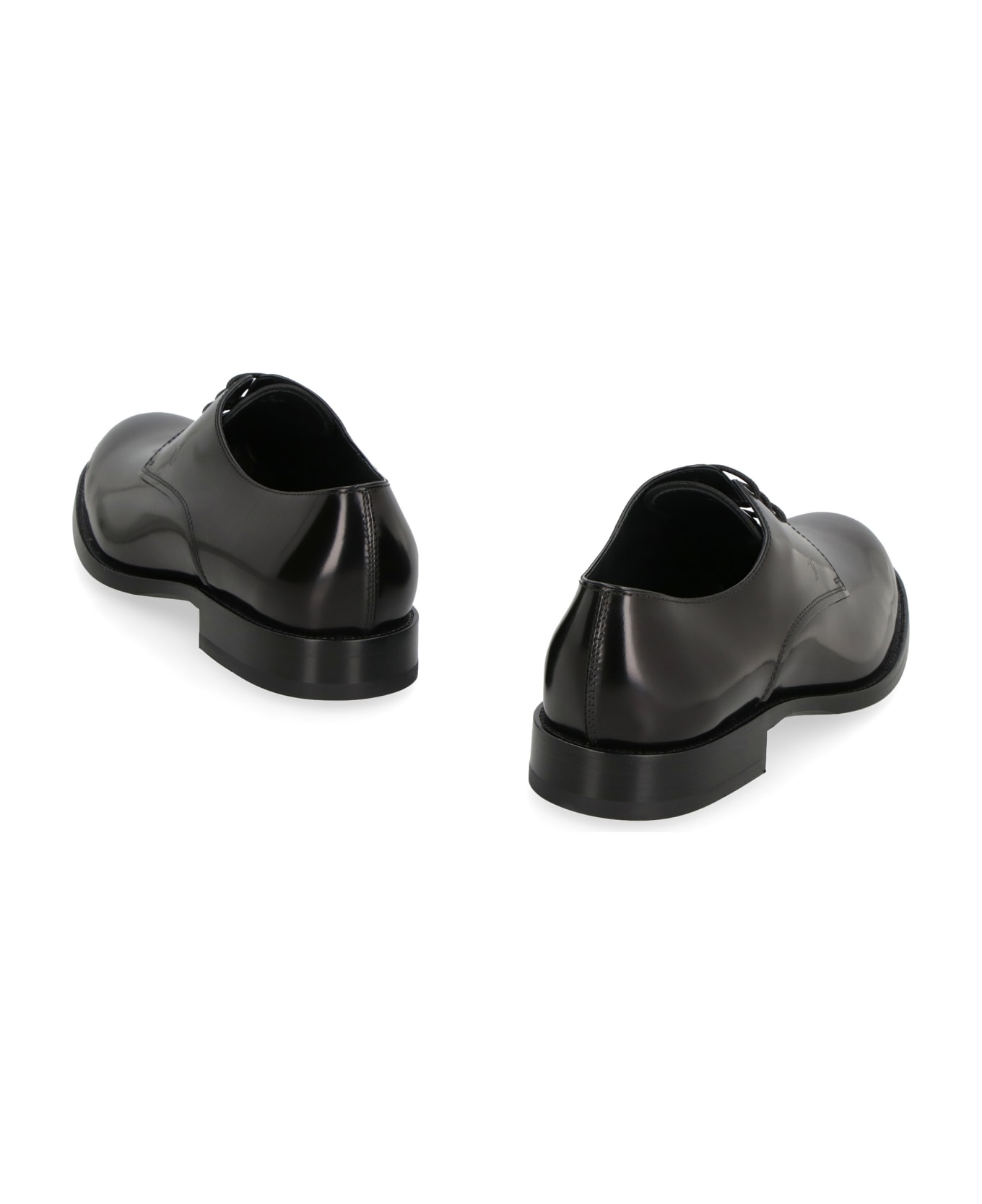 Tod's Derby Leather Lace-up Shoes - black