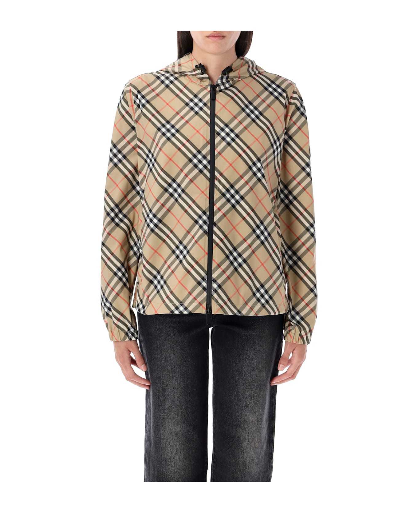 Burberry London Check Hooded Jacket - SAND IP CHECK