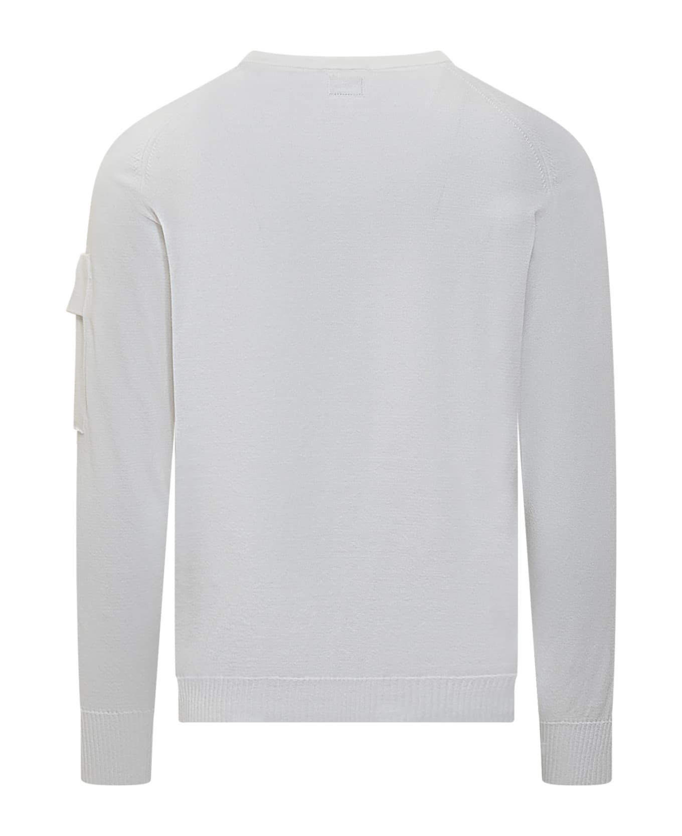 C.P. Company Metropolis Sweater - WHITE