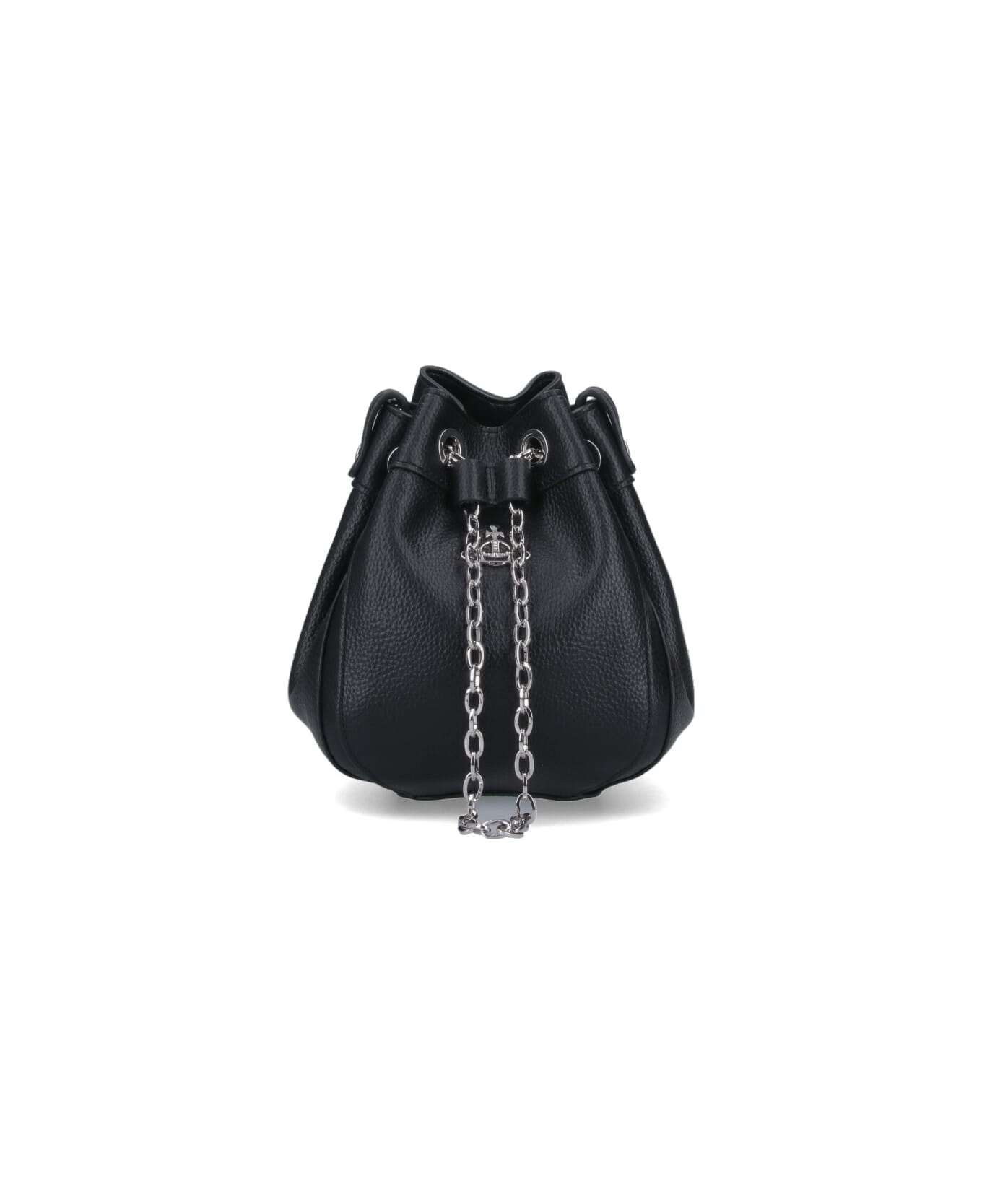 Vivienne Westwood Small Bucket Bag "chrissy" - Black  