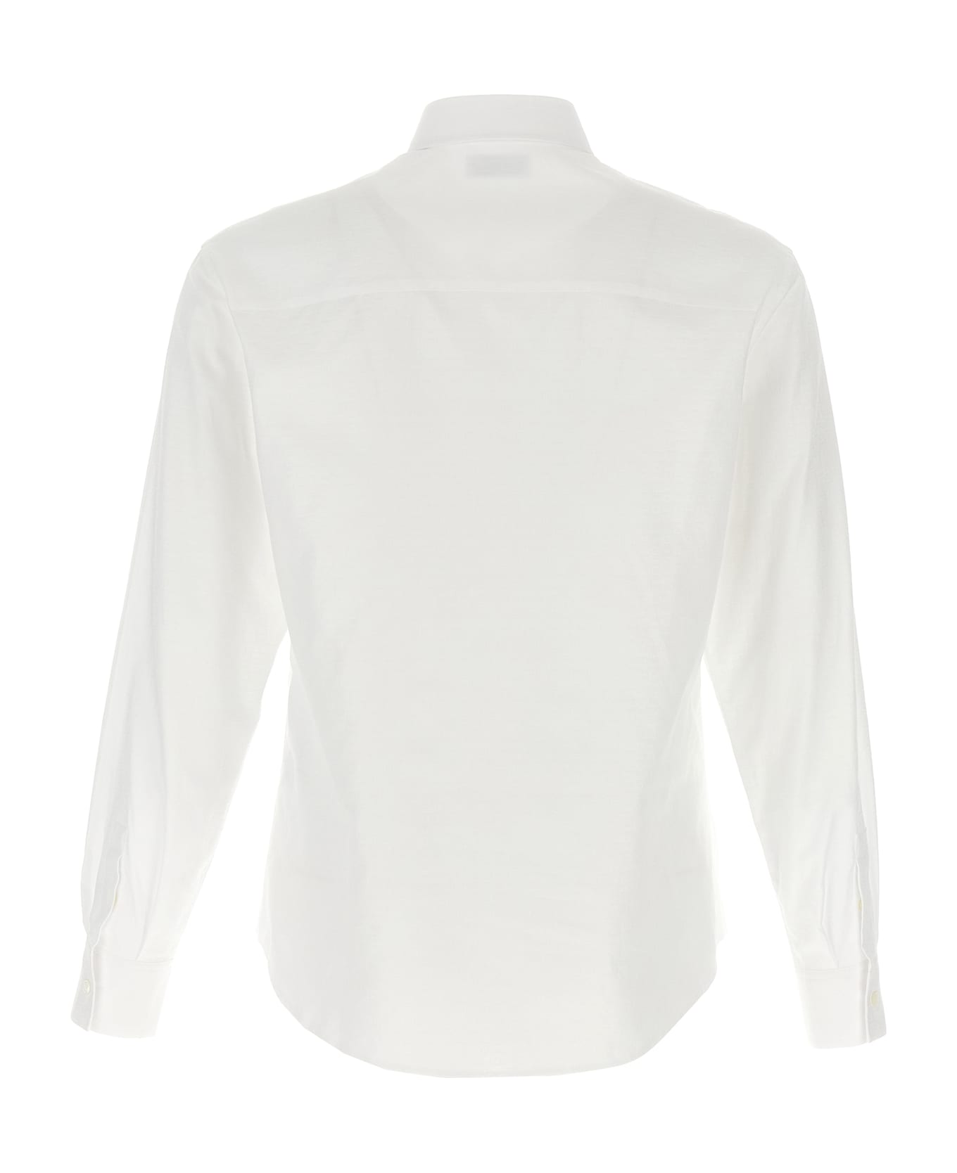 Ferragamo 
gancini
 Jacquard Shirt - White