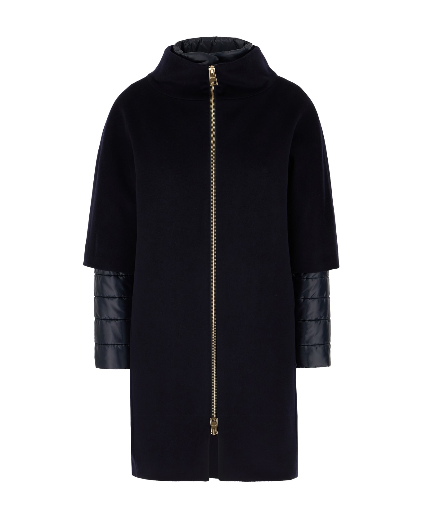 Herno Eco Wool Coat - NAVY