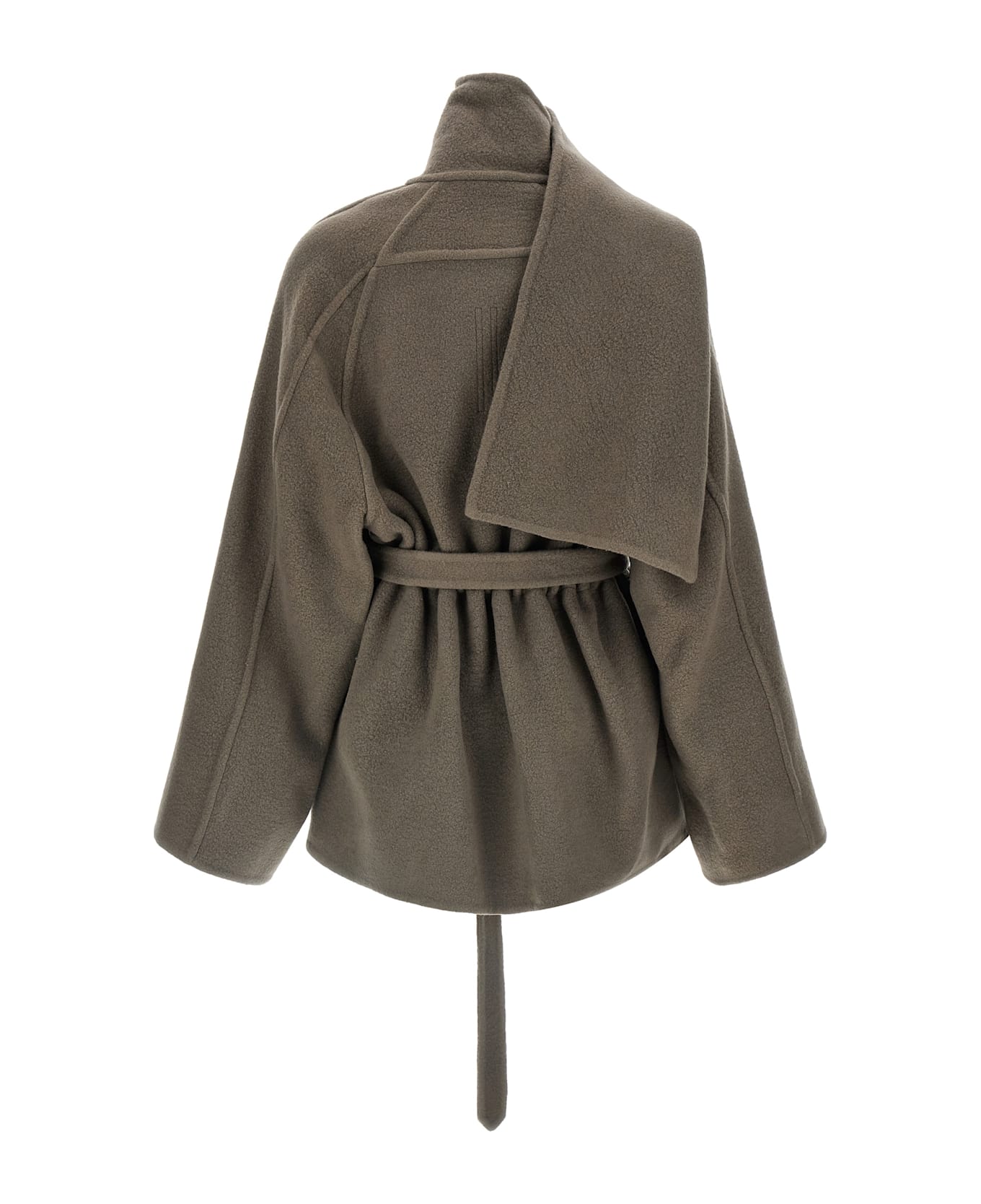 Rick Owens 
scarf Flight
 Coat - Gray