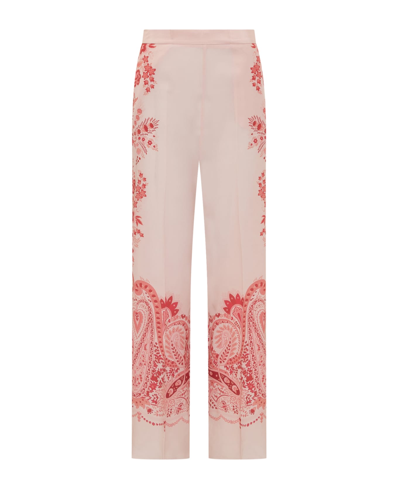 Etro Silk Pants - Pink