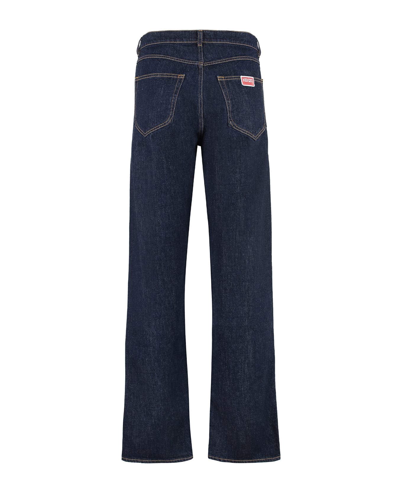 Kenzo Asagao 5-pocket Straight-leg Jeans - Denim