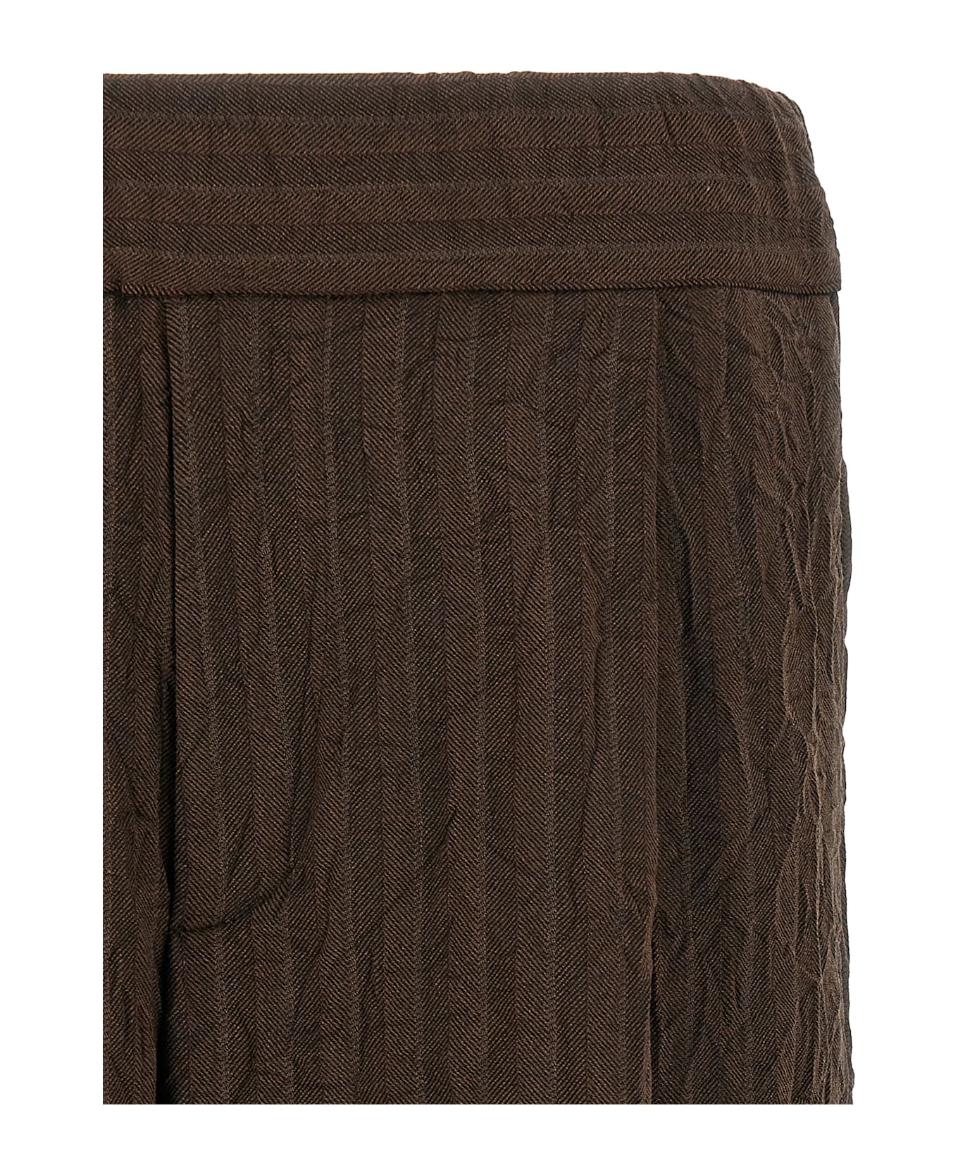 Dries Van Noten 
plato
 Bermuda Shorts - Brown