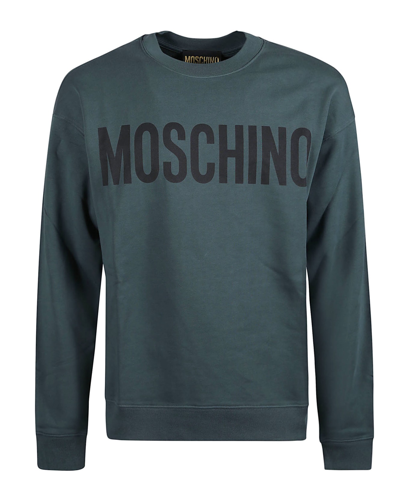 Moschino Logo Sweatshirt - Green フリース