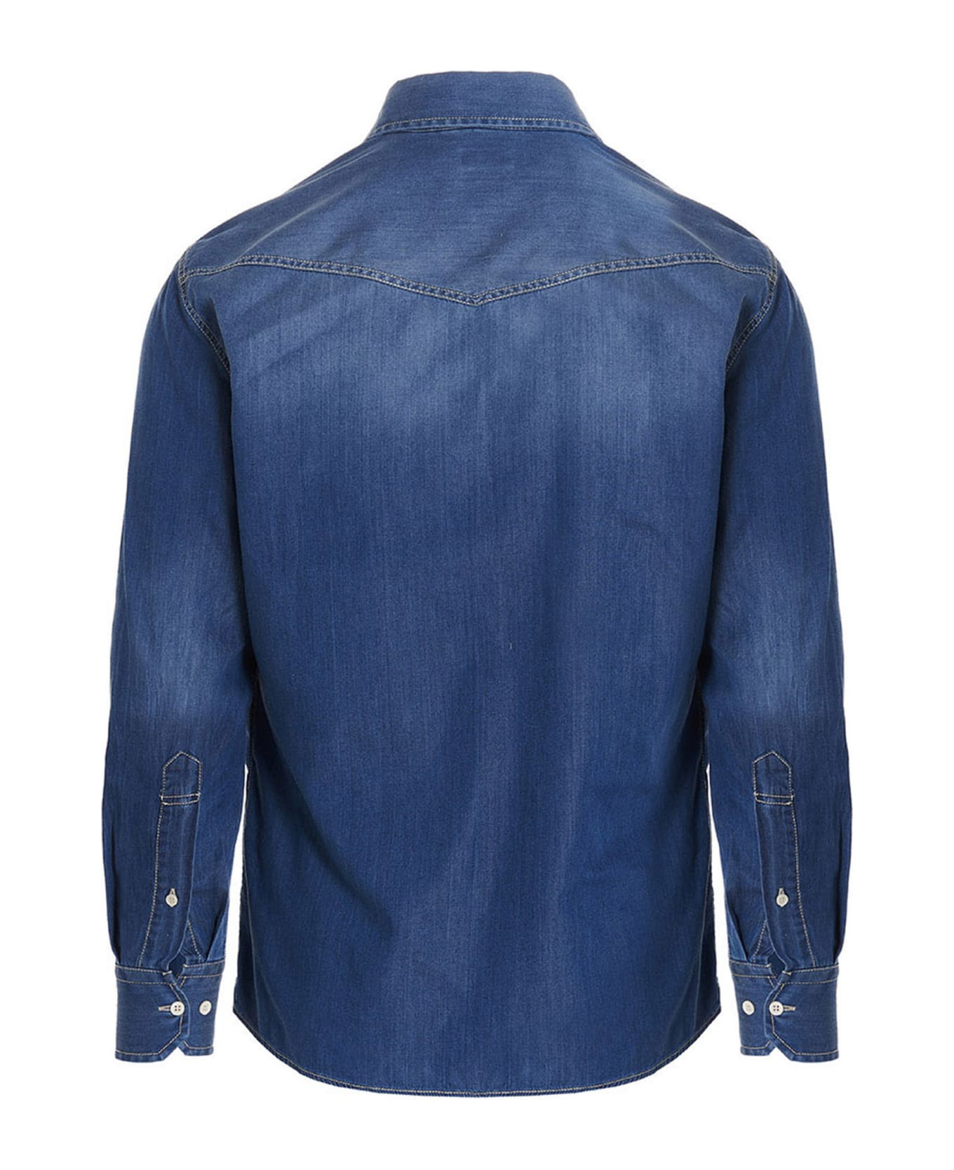 Brunello Cucinelli Texan Shirt - Blue