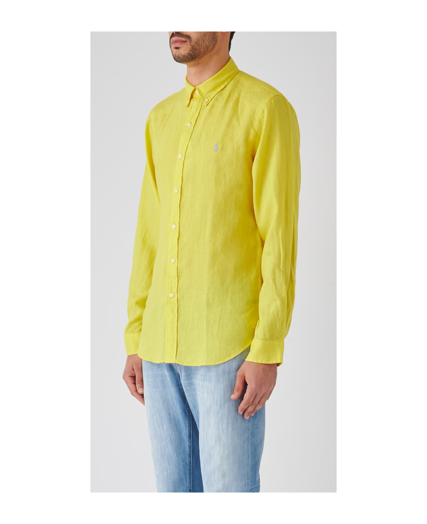 Polo Ralph Lauren Long Sleeve Sport Shirt Shirt - GIALLO