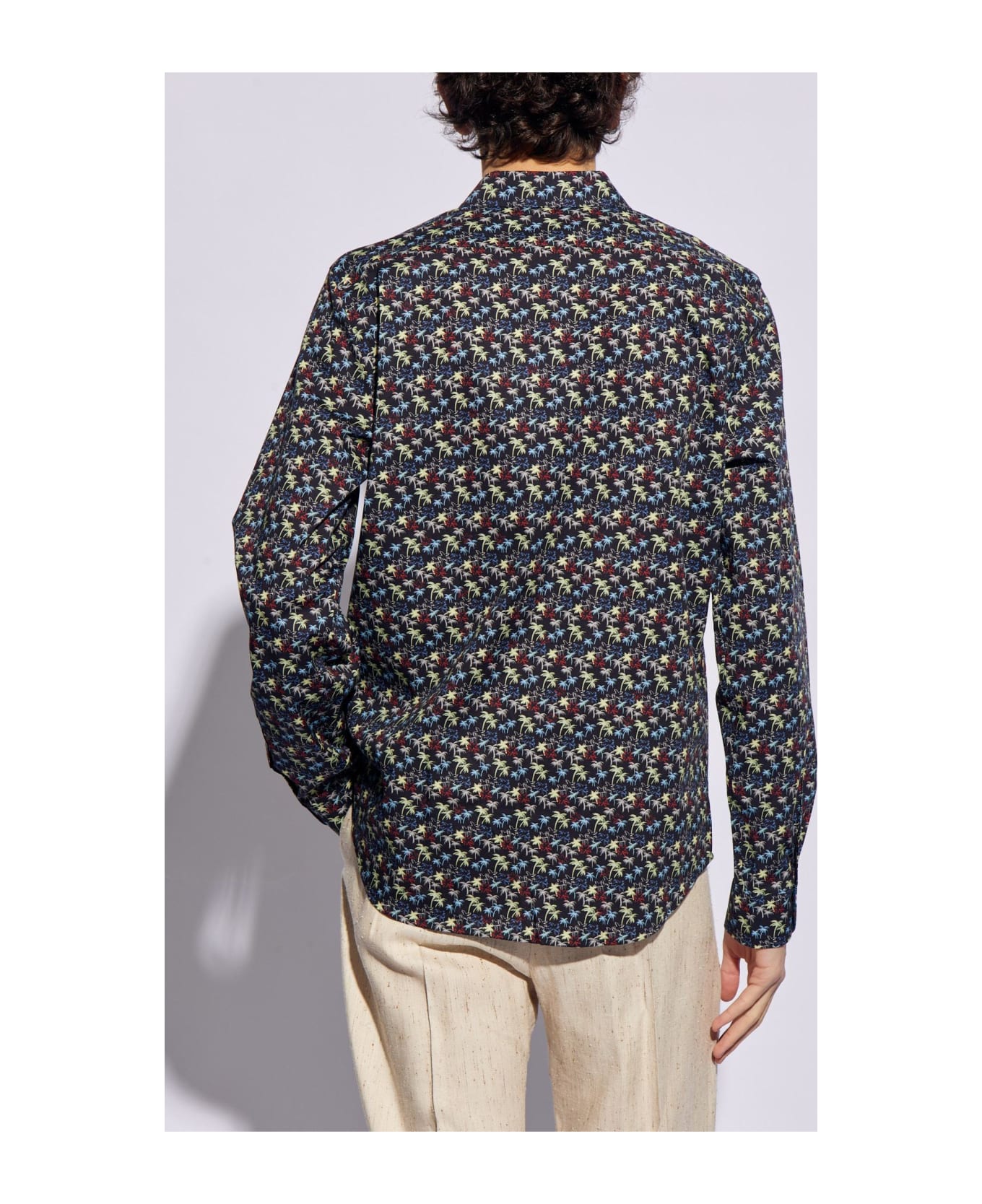 Paul Smith Ps Paul Smith Patterned Shirt - Black