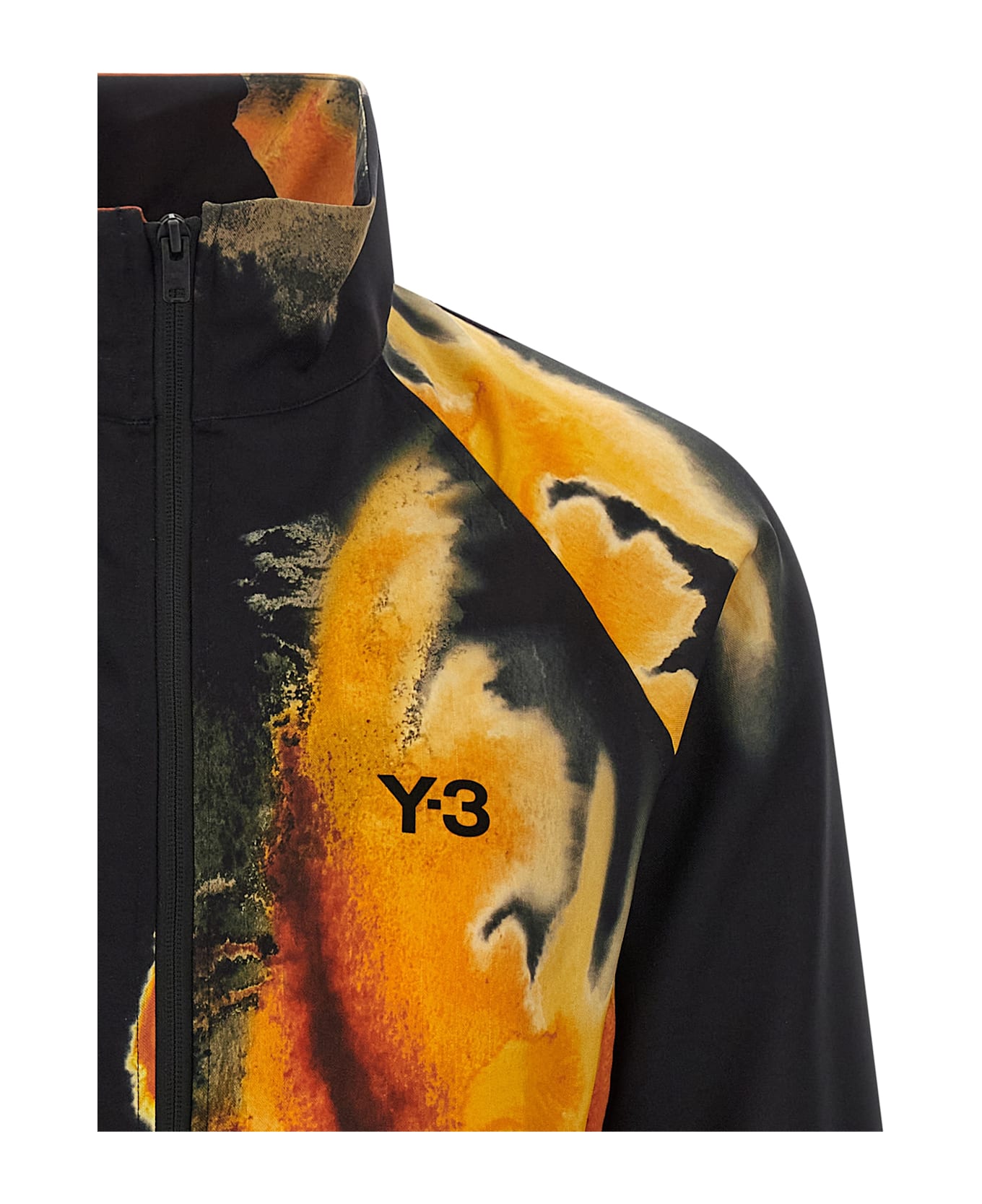 Y-3 'y-3 Aop - 3-strisce' Sweatshirt - BLACK/MULTCO