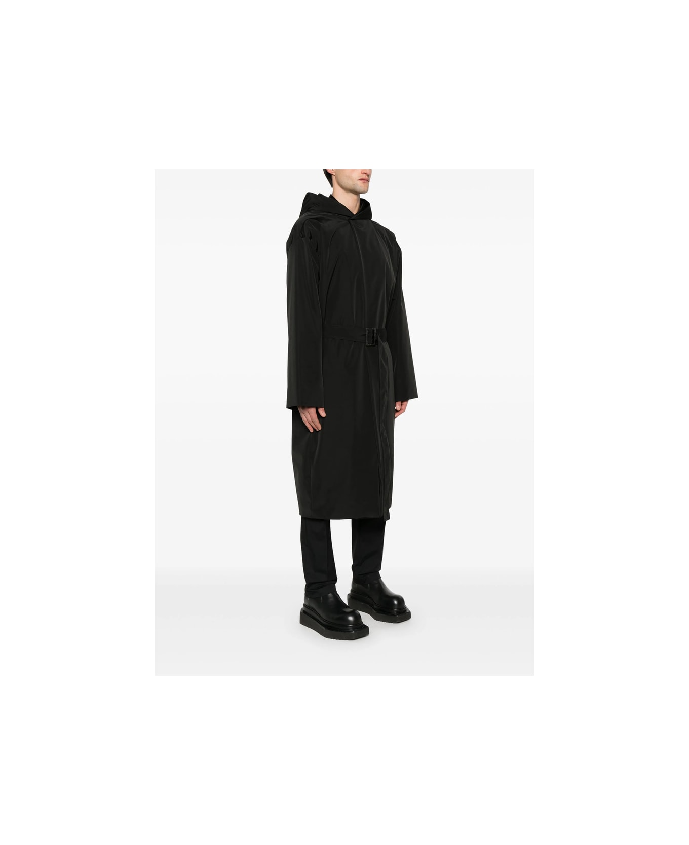Rick Owens Coat - BLACK