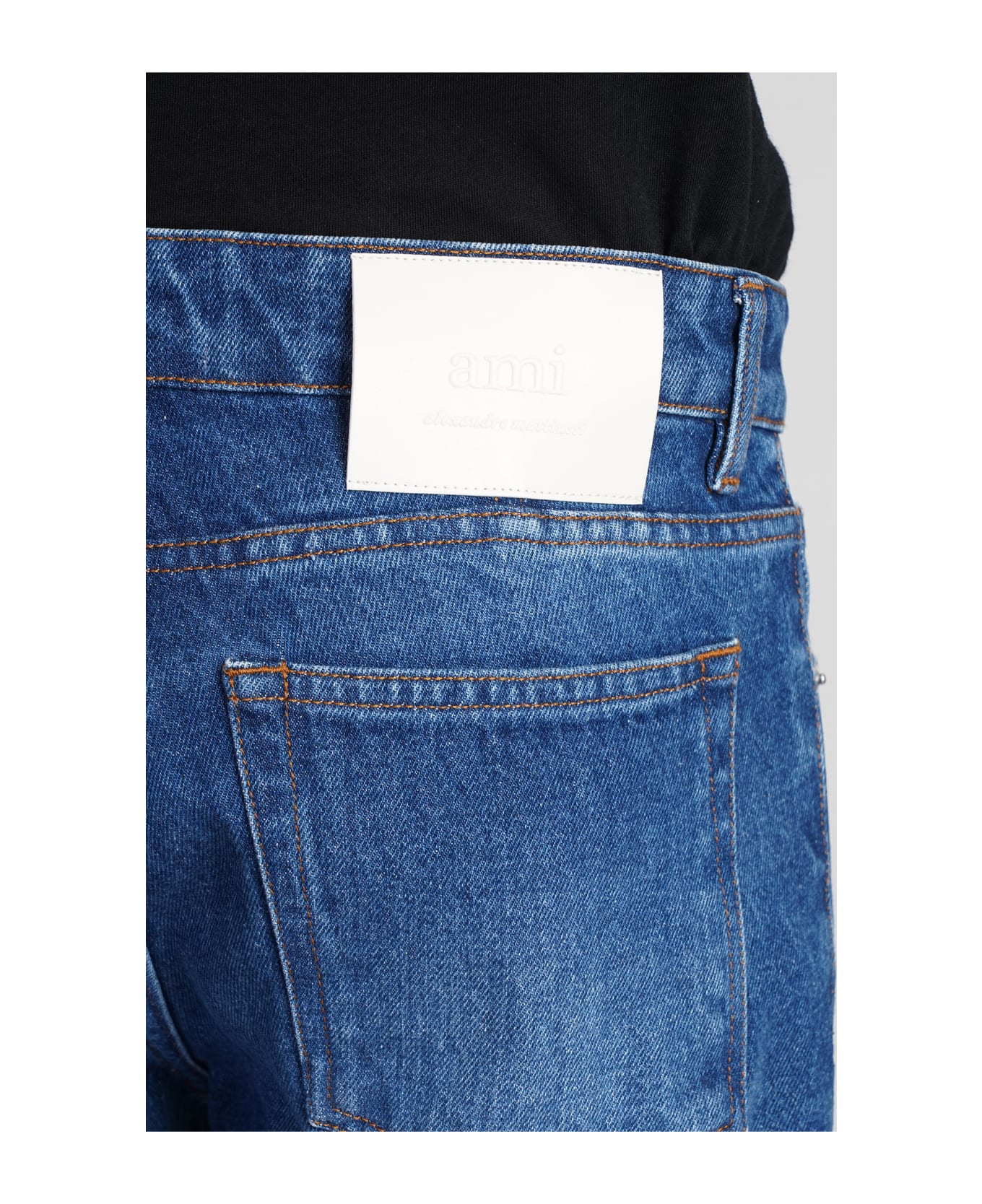 Ami Alexandre Mattiussi Jeans In Blue Cotton - blue デニム