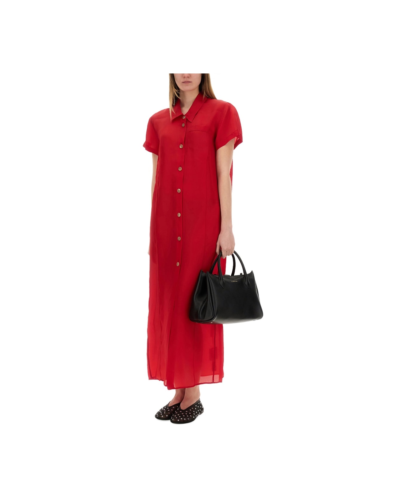 Khaite "effy" Dress - RED