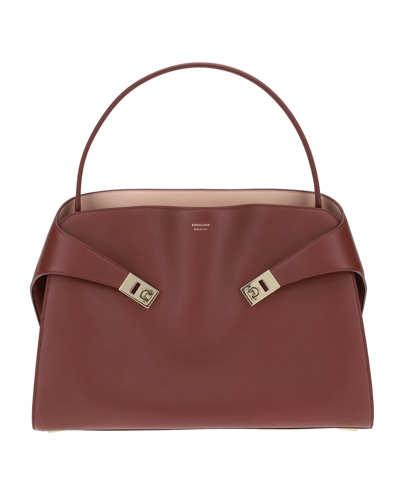 Ferragamo Leather Top Handbag