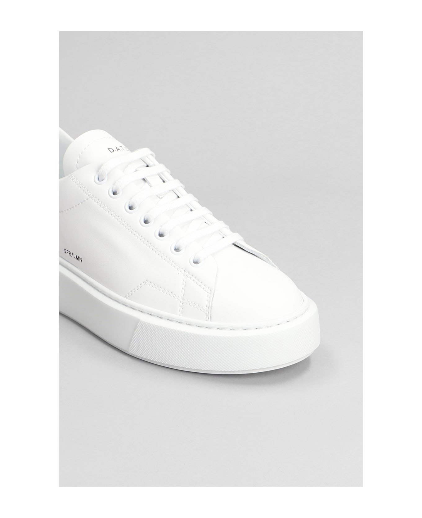 D.A.T.E. Sfera Sneakers In White Leather D.A.T.E. ウェッジシューズ