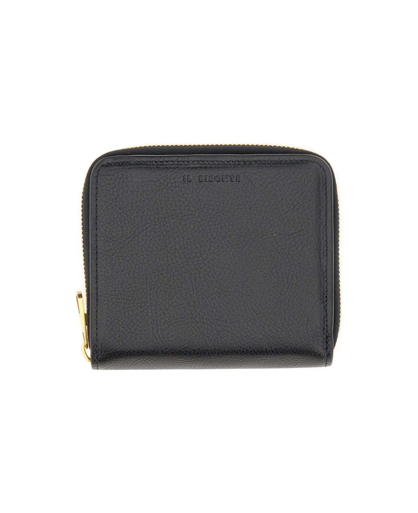 Il Bisonte Leather Wallet - BLACK 財布