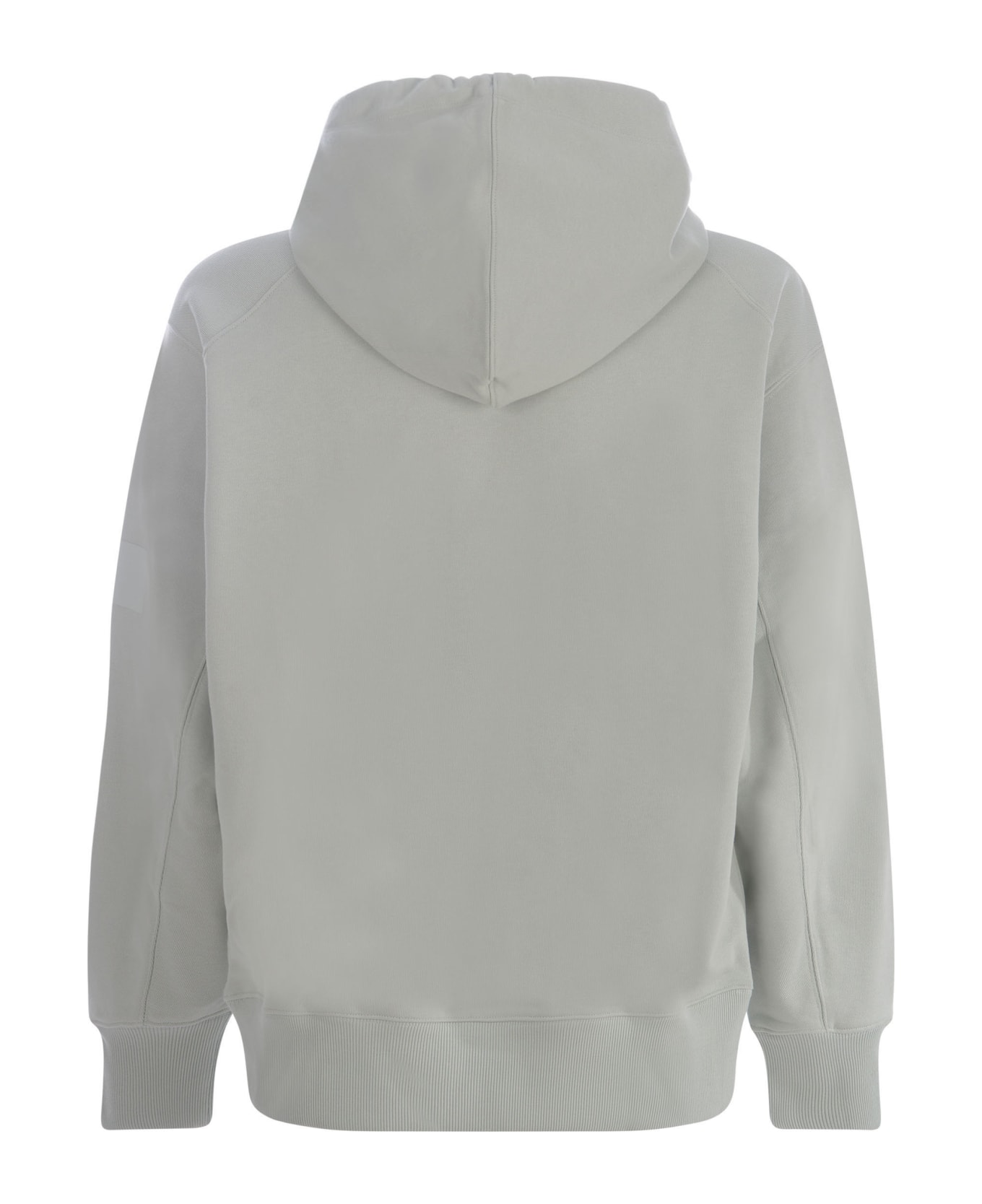 Y-3 Hooded Sweatshirt Y-3 In Cotton - Grigio