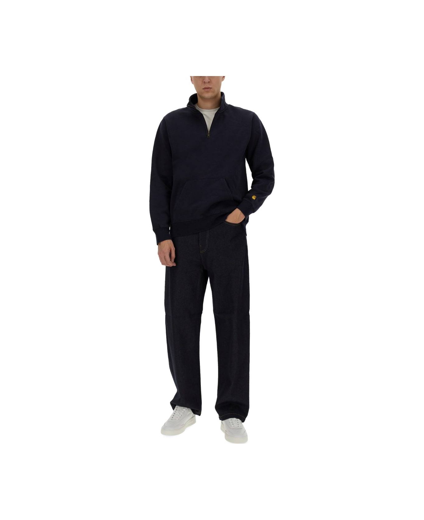 Carhartt Half Zipper Sweatshirt - BLUE