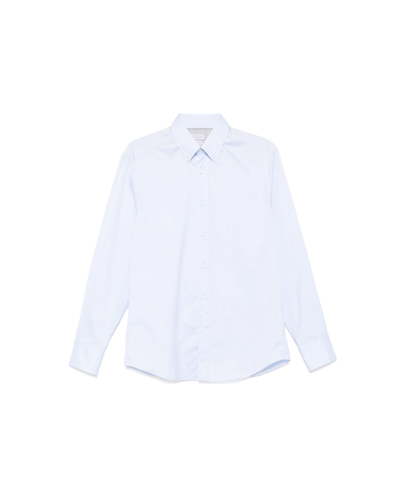 Brunello Cucinelli Cotton Shirt - Clear Blue
