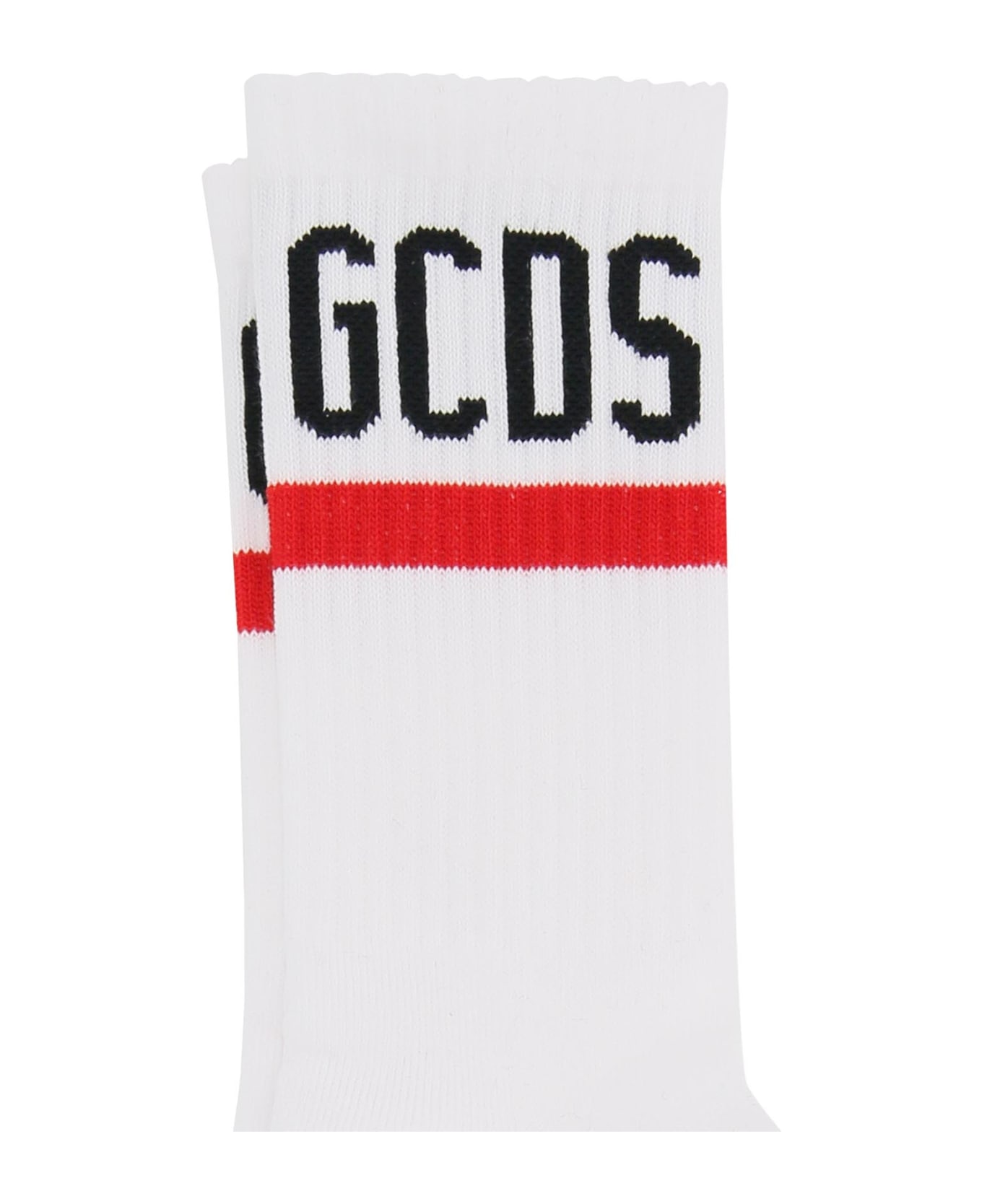 GCDS Sports Socks - White 靴下＆タイツ