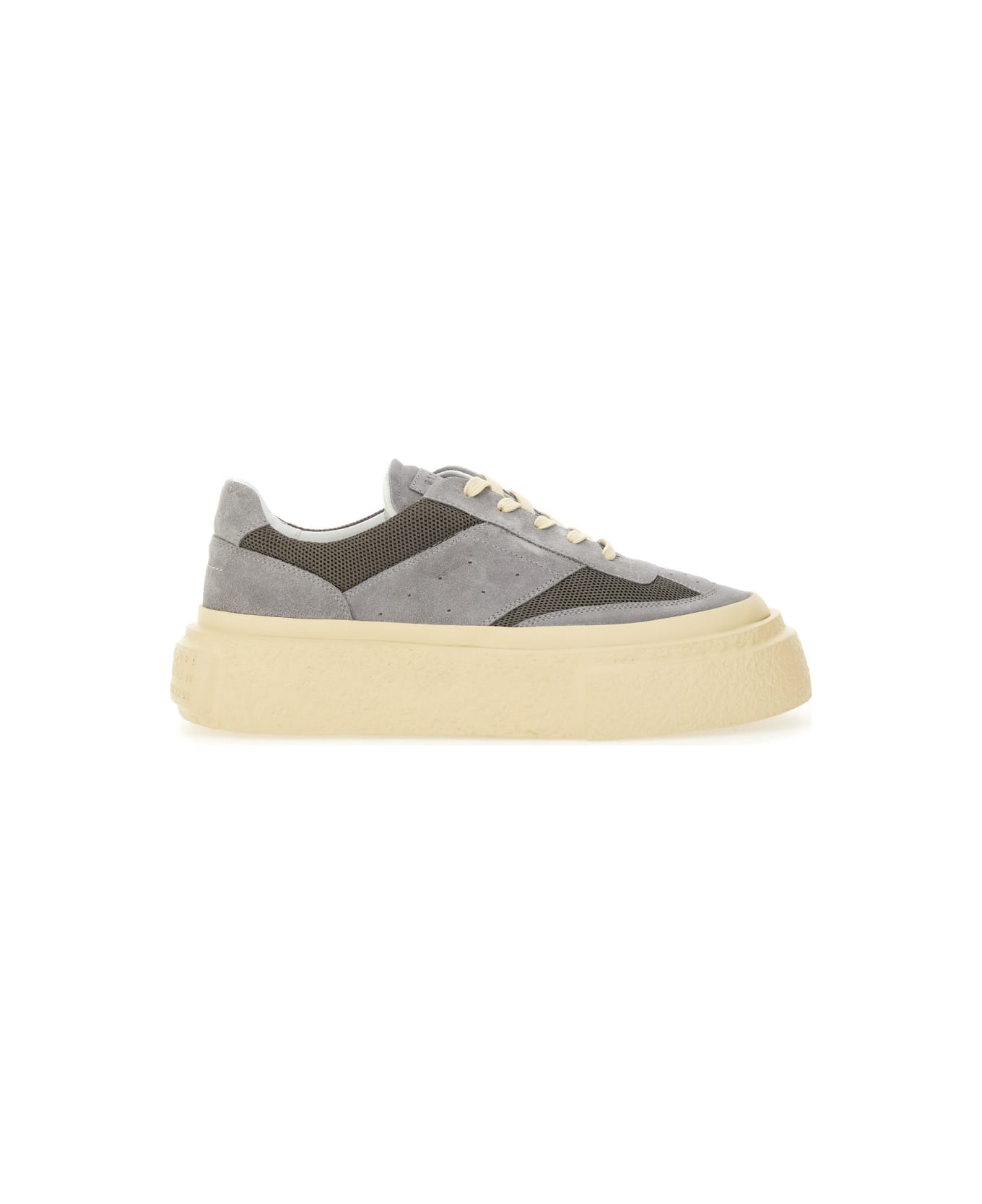 MM6 Maison Margiela Leather Sneaker - GREY