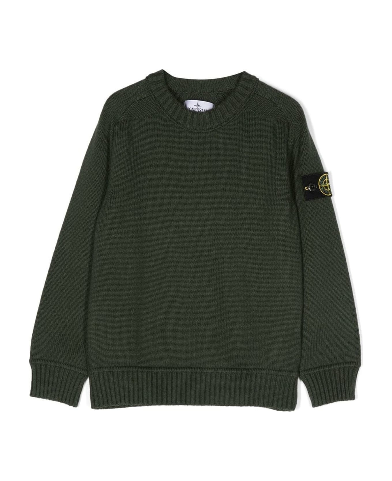 Stone Island Junior Stone Island Kids Sweaters Green - Green ニットウェア＆スウェットシャツ