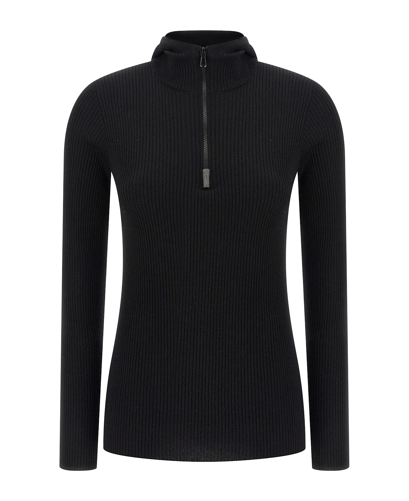 Brunello Cucinelli Monile Hooded Sweater